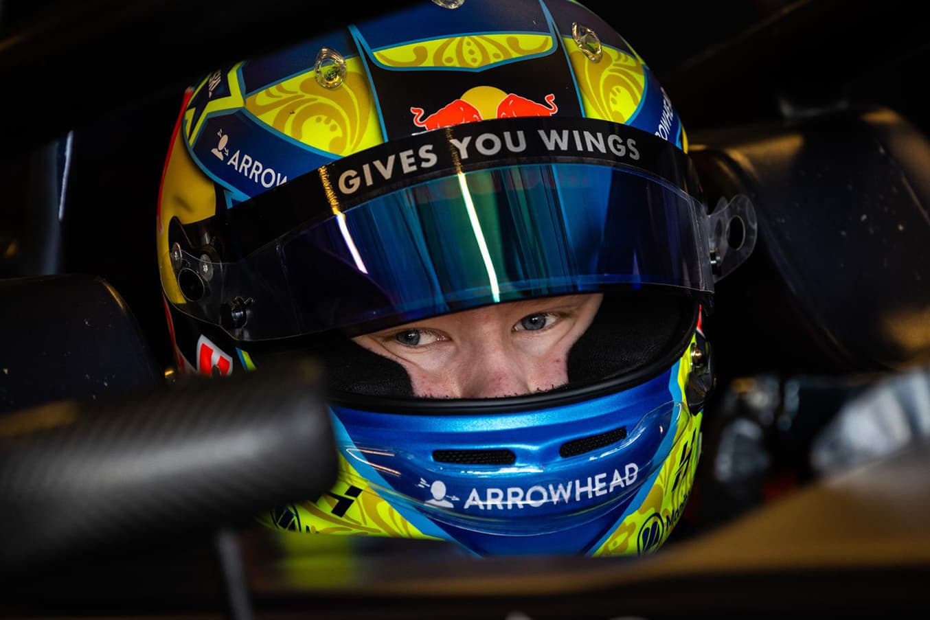 UAE4 Round 2, Abu Dhabi, 23-25 january 2026, Scott Kin Lindblom, Red Bull Junior, Hitech. photo: Dutch Photo Agency