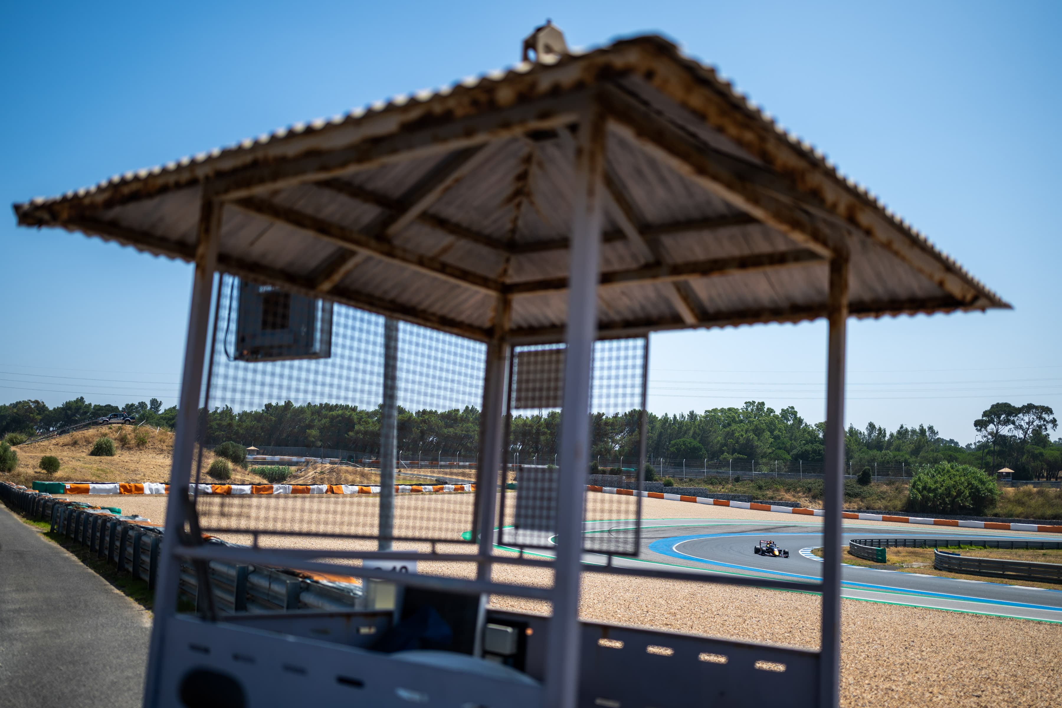 Scott Kin Lindblom testing F4 at Estoril, Portugal, during Red Bull Driver Search 2025. Photo: Joerg Mitter