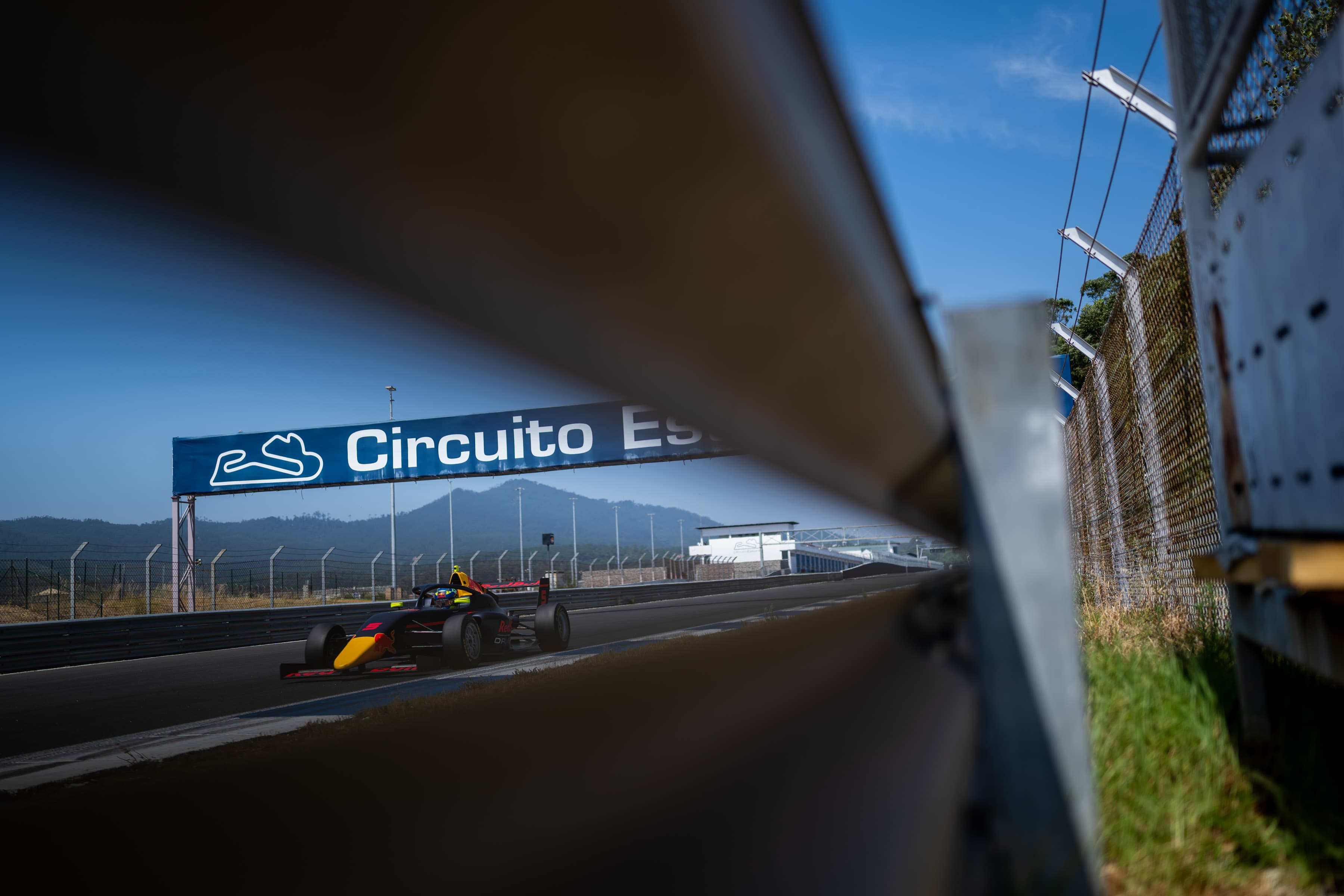 Scott Kin Lindblom testing F4 at Estoril, Portugal, during Red Bull Driver Search 2025. Photo: Joerg Mitter