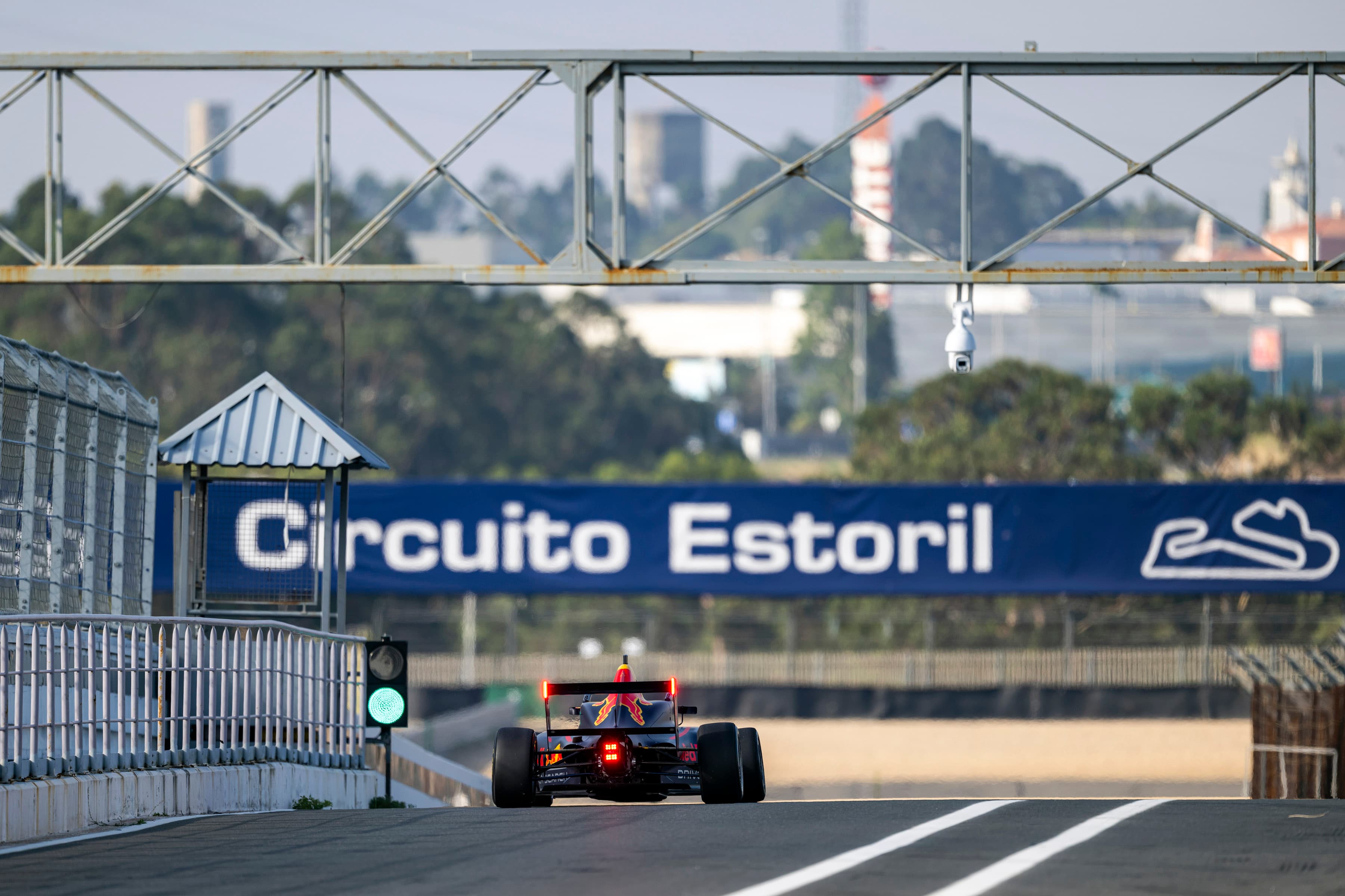 Scott Kin Lindblom testing F4 at Estoril, Portugal, during Red Bull Driver Search 2025. Photo: Joerg Mitter