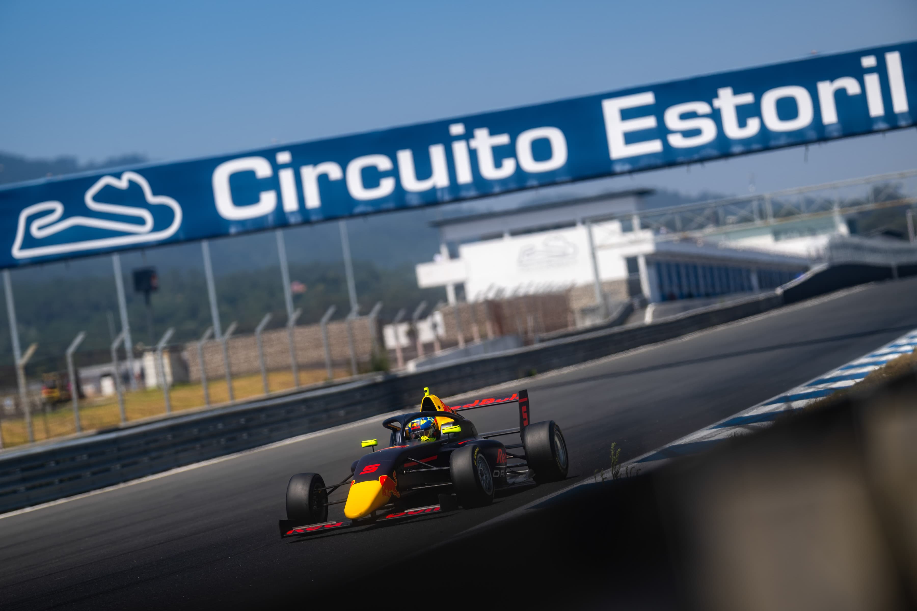 Scott Kin Lindblom testing F4 at Estoril, Portugal, during Red Bull Driver Search 2025. Photo: Joerg Mitter