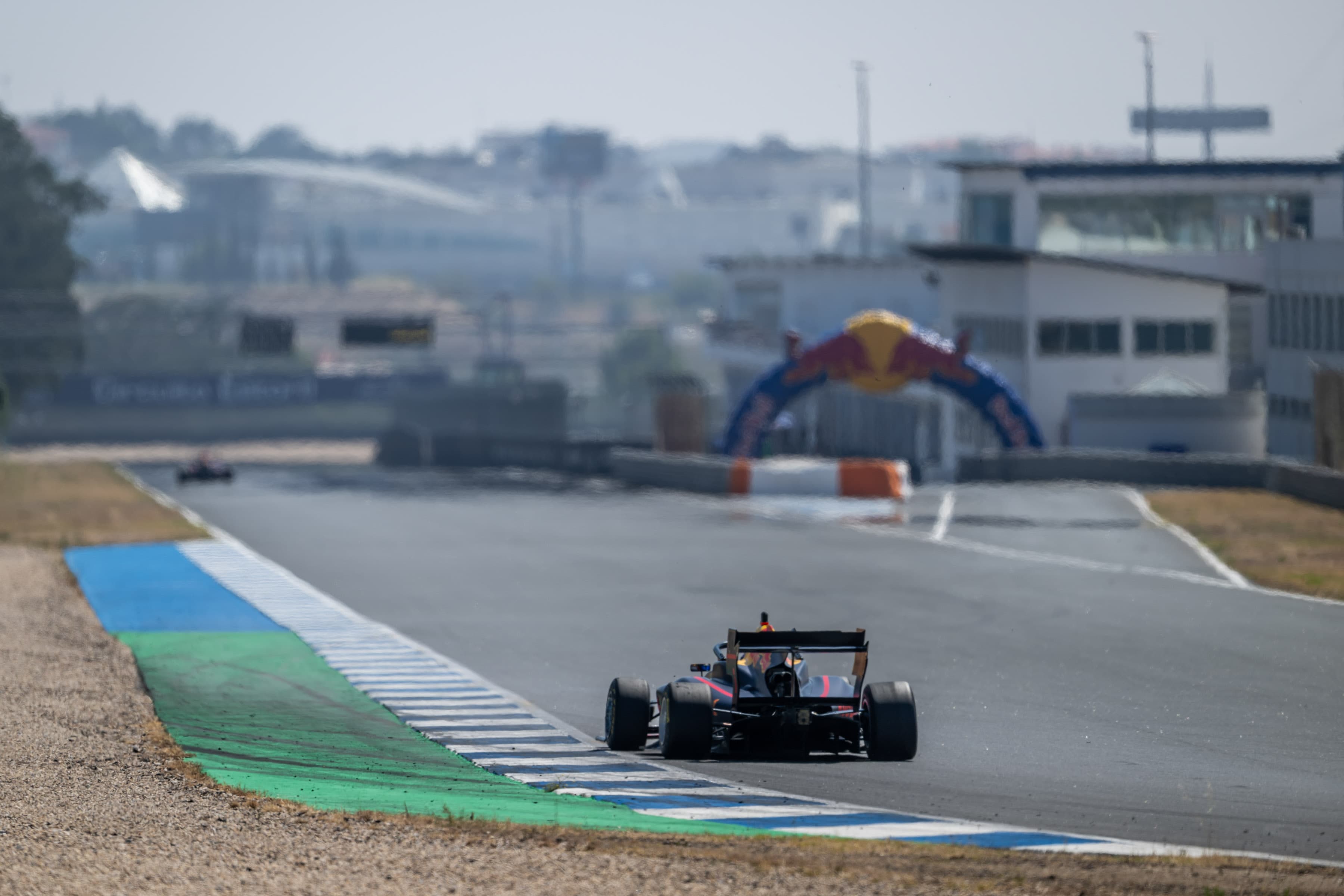 Scott Kin Lindblom testing F4 at Estoril, Portugal, during Red Bull Driver Search 2025. Photo: Joerg Mitter