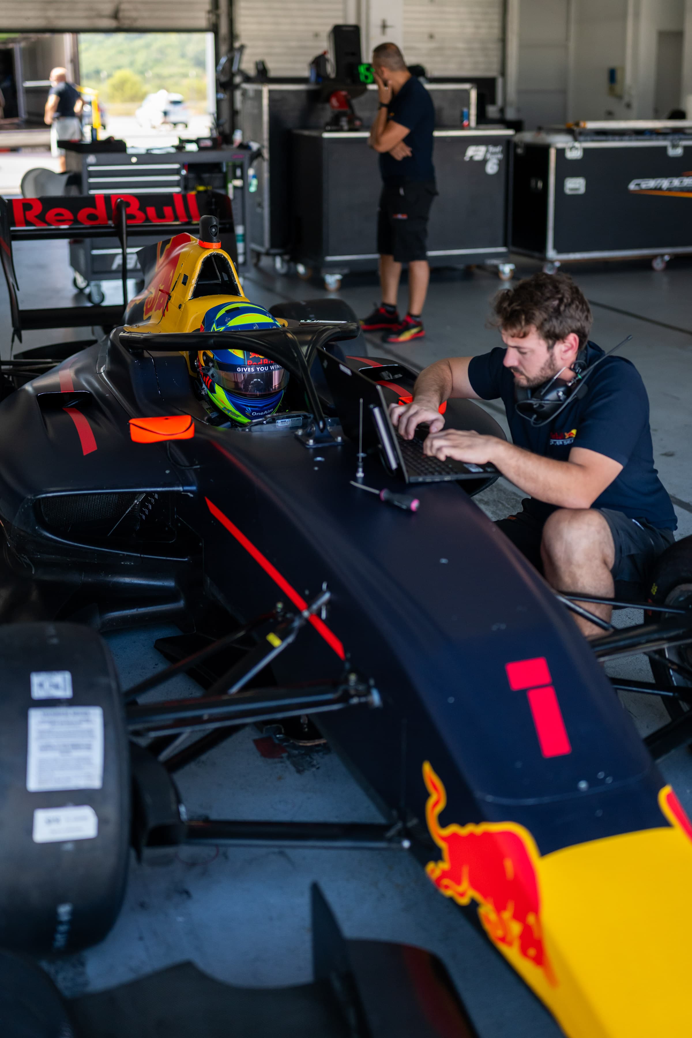 Scott Kin Lindblom testing FIA F3 at Estoril, Portugal, during Red Bull Driver Search 2025. Photo: Joerg Mitter