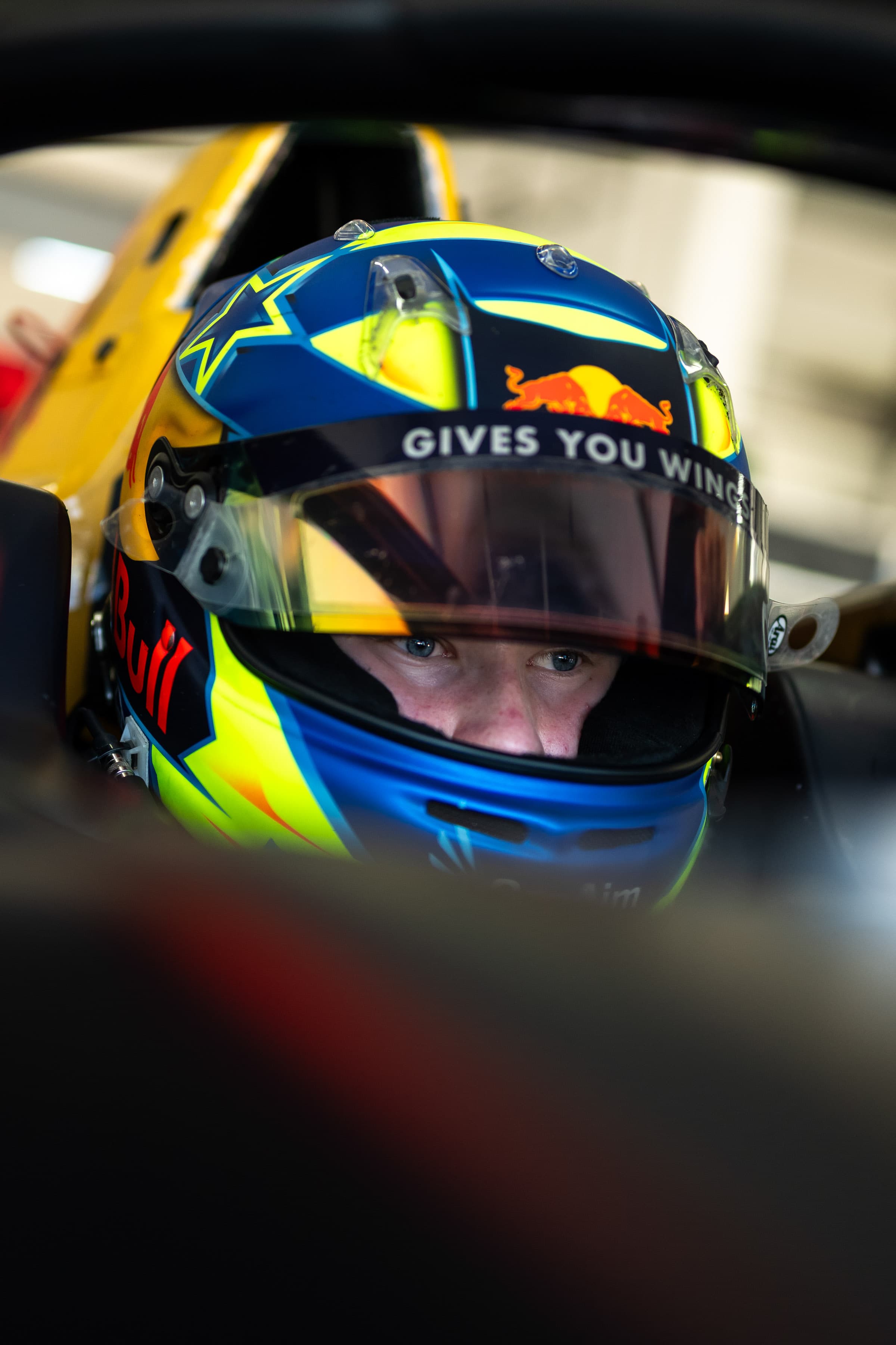 Scott Kin Lindblom testing F4 at Estoril, Portugal, during Red Bull Driver Search 2025. Photo: Joerg Mitter
