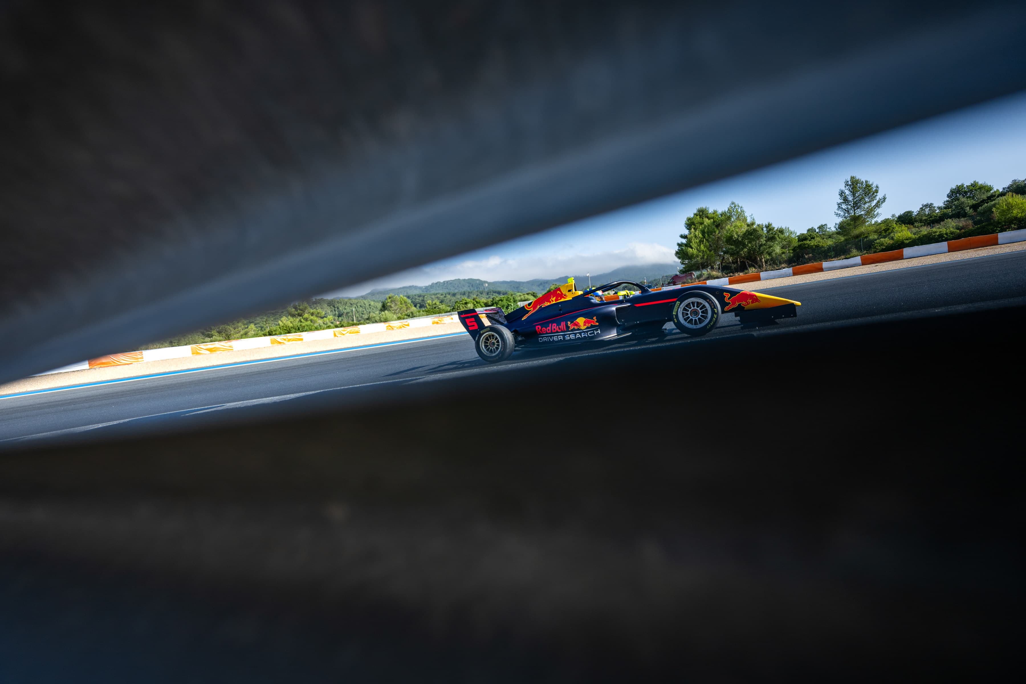 Scott Kin Lindblom testing F4 at Estoril, Portugal, during Red Bull Driver Search 2025. Photo: Joerg Mitter