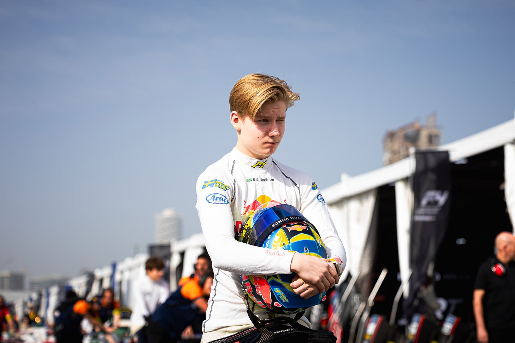 Scott Kin Lindblom, Hitech, Dubai Autodrome. UAE4 2026, Rd 3. Photo: Dutch Photo Agency