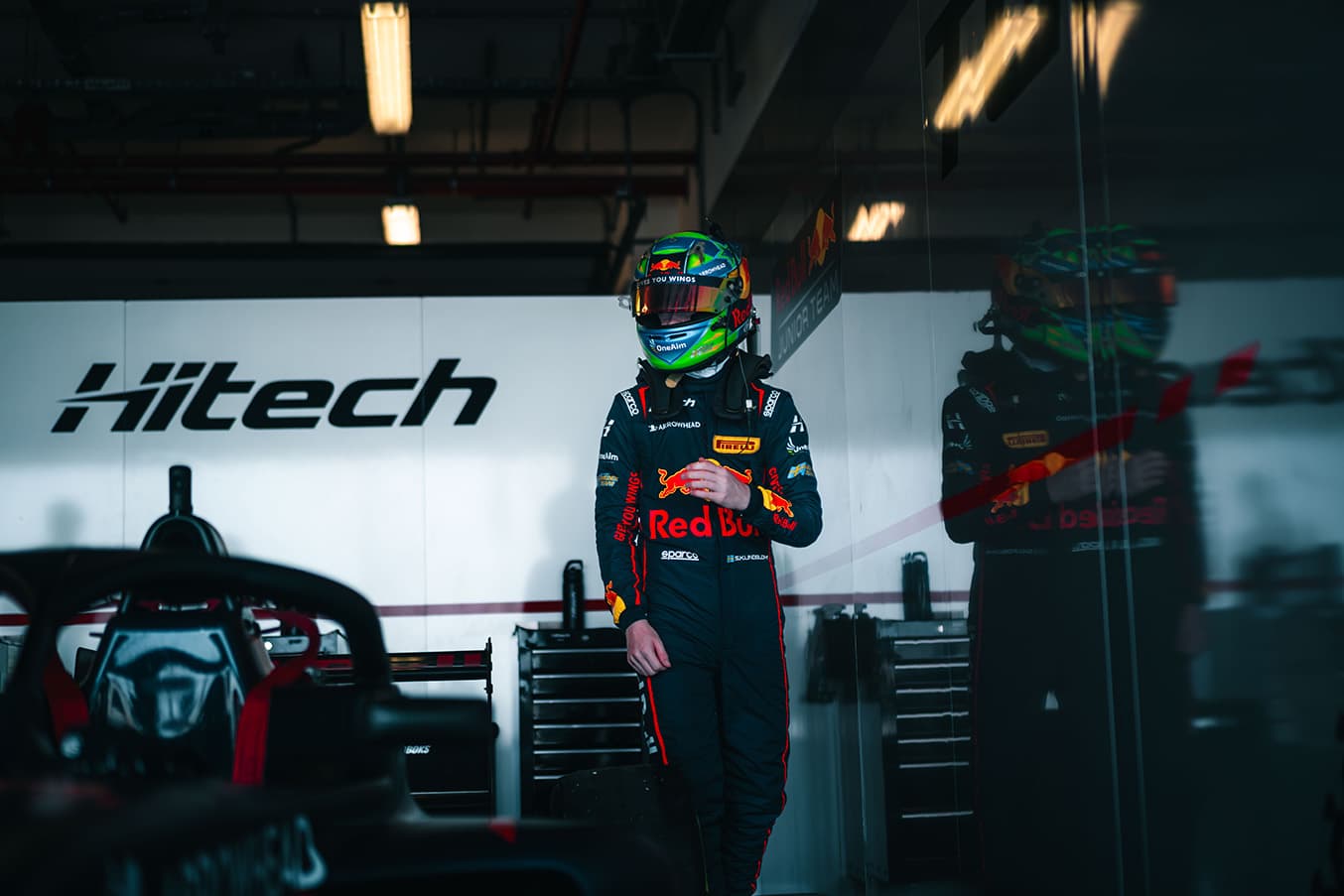 Scott Kin Lindblom, Hitech, Yas Island, Abu Dhabi, UAE F4 Trophy 2025, Rd 2. Photo: Rasmus Paavola