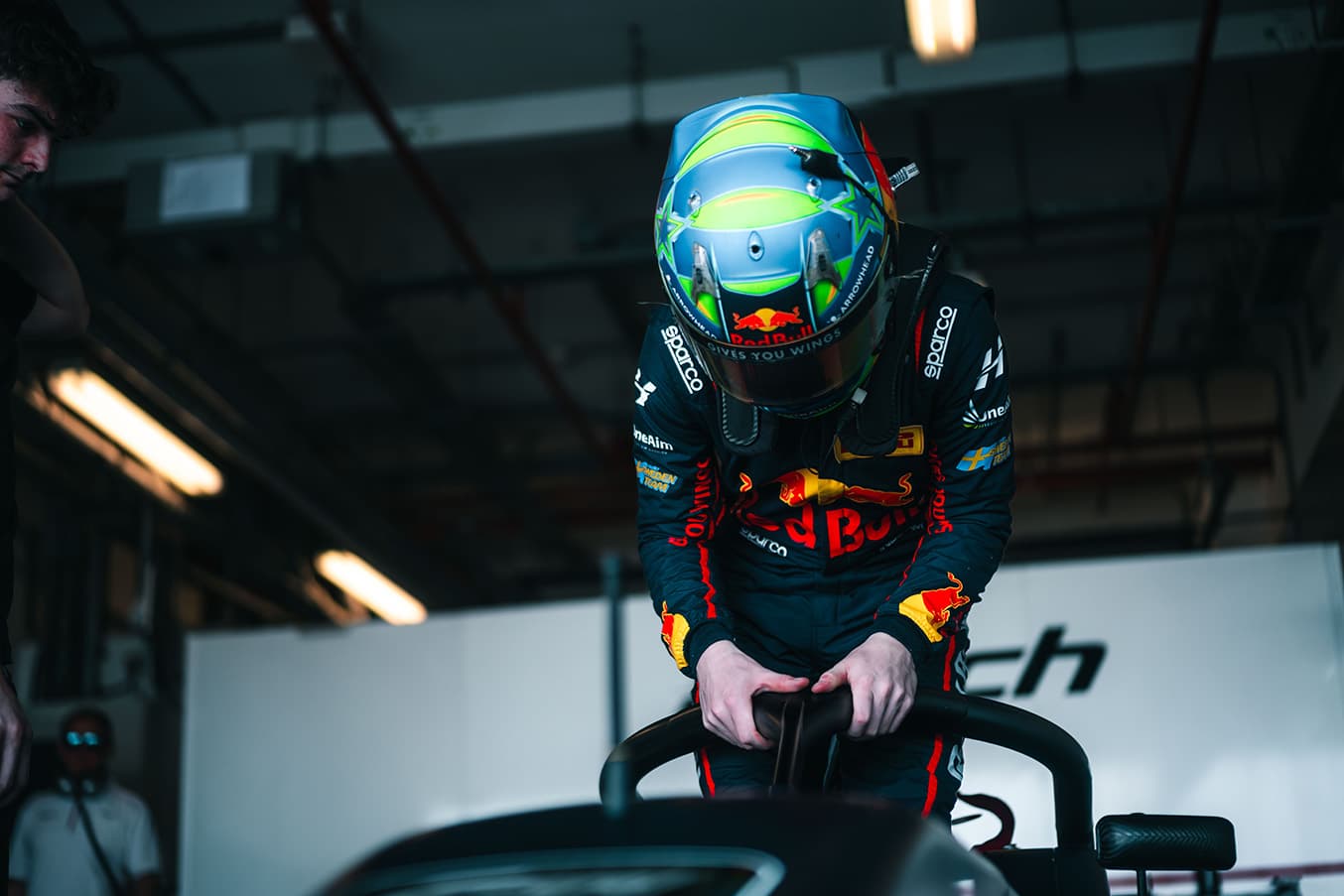 Scott Kin Lindblom, Hitech, Yas Island, Abu Dhabi, UAE F4 Trophy 2025, Rd 2. Photo: Rasmus Paavola