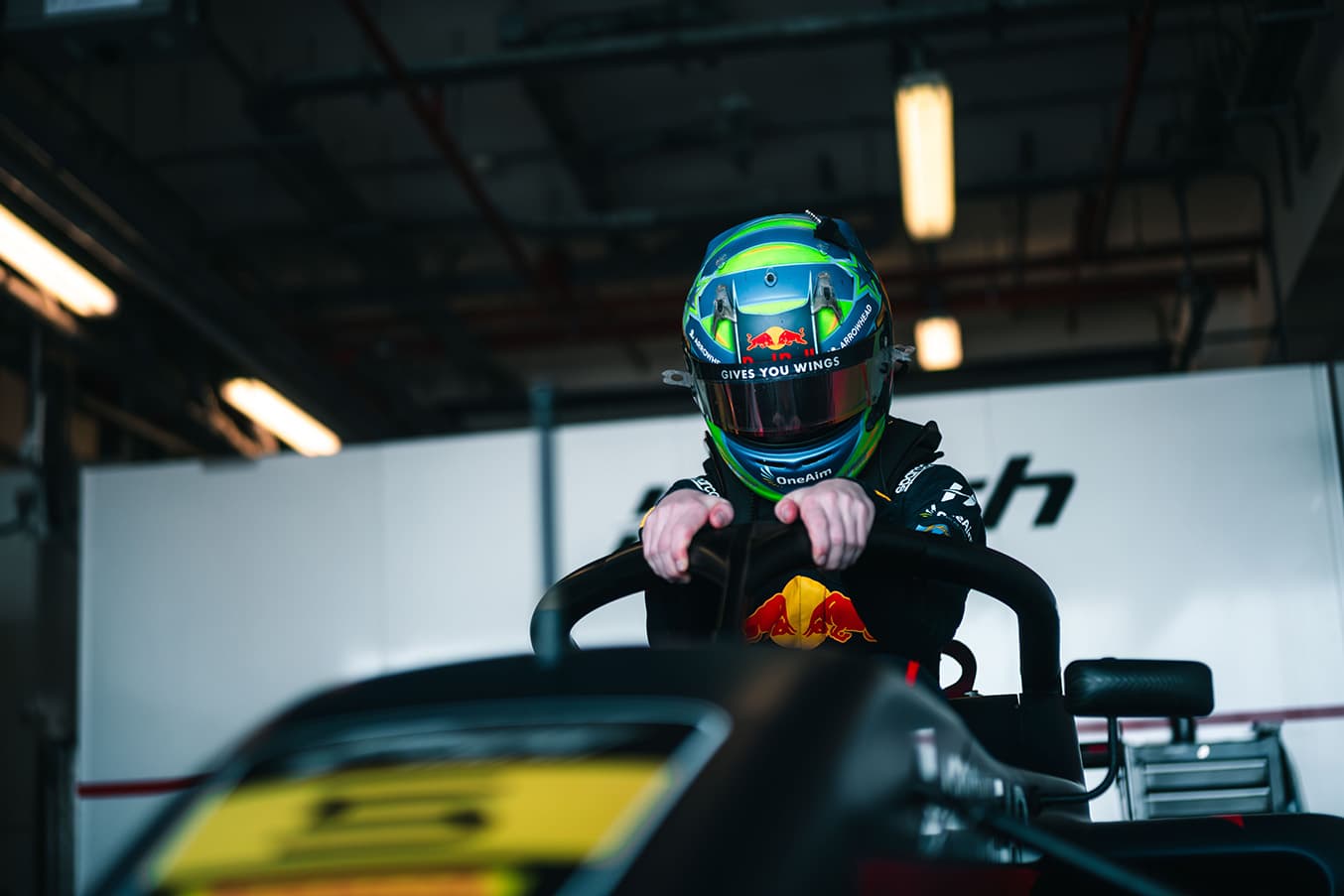 Scott Kin Lindblom, Hitech, Yas Island, Abu Dhabi, UAE F4 Trophy 2025, Rd 2. Photo: Rasmus Paavola