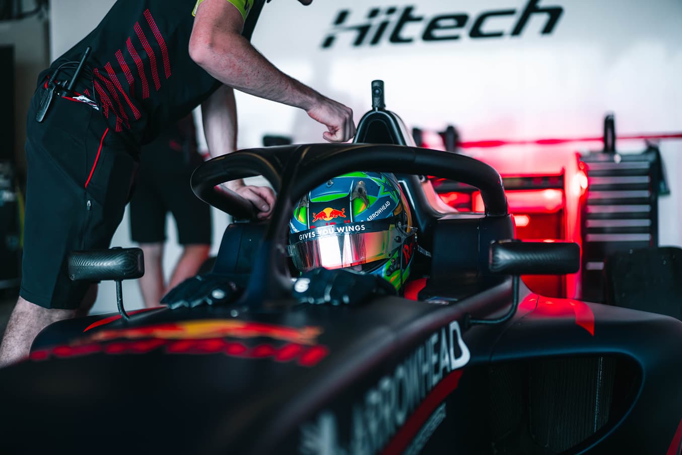 Scott Kin Lindblom, Hitech, Yas Island, Abu Dhabi, UAE F4 Trophy 2025, Rd 2. Photo: Rasmus Paavola