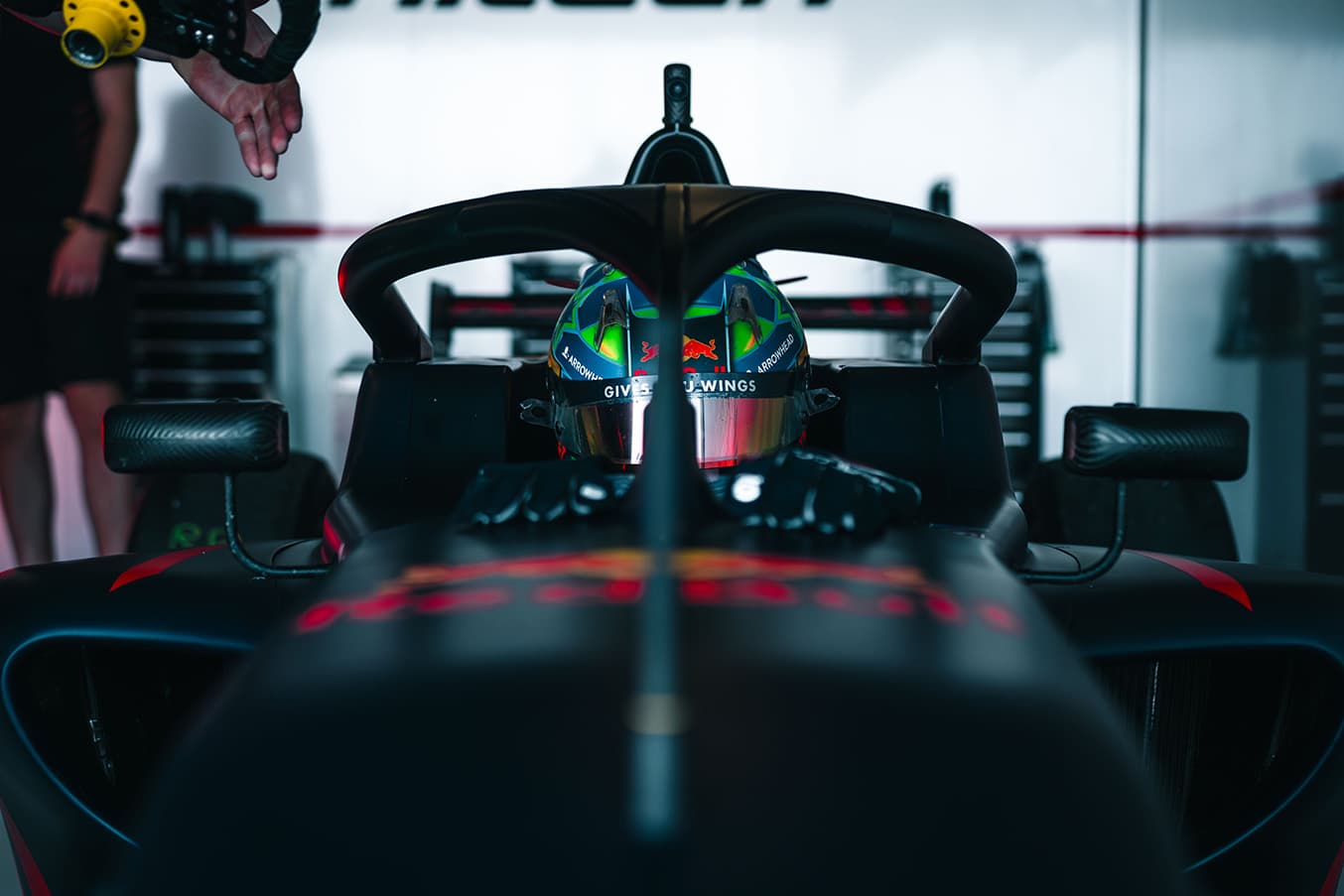 Scott Kin Lindblom, Hitech, Yas Island, Abu Dhabi, UAE F4 Trophy 2025, Rd 2. Photo: Rasmus Paavola