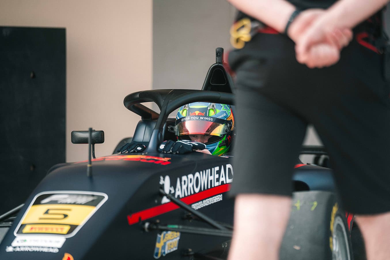 Scott Kin Lindblom, Hitech, Yas Island, Abu Dhabi, UAE F4 Trophy 2025, Rd 2. Photo: Rasmus Paavola