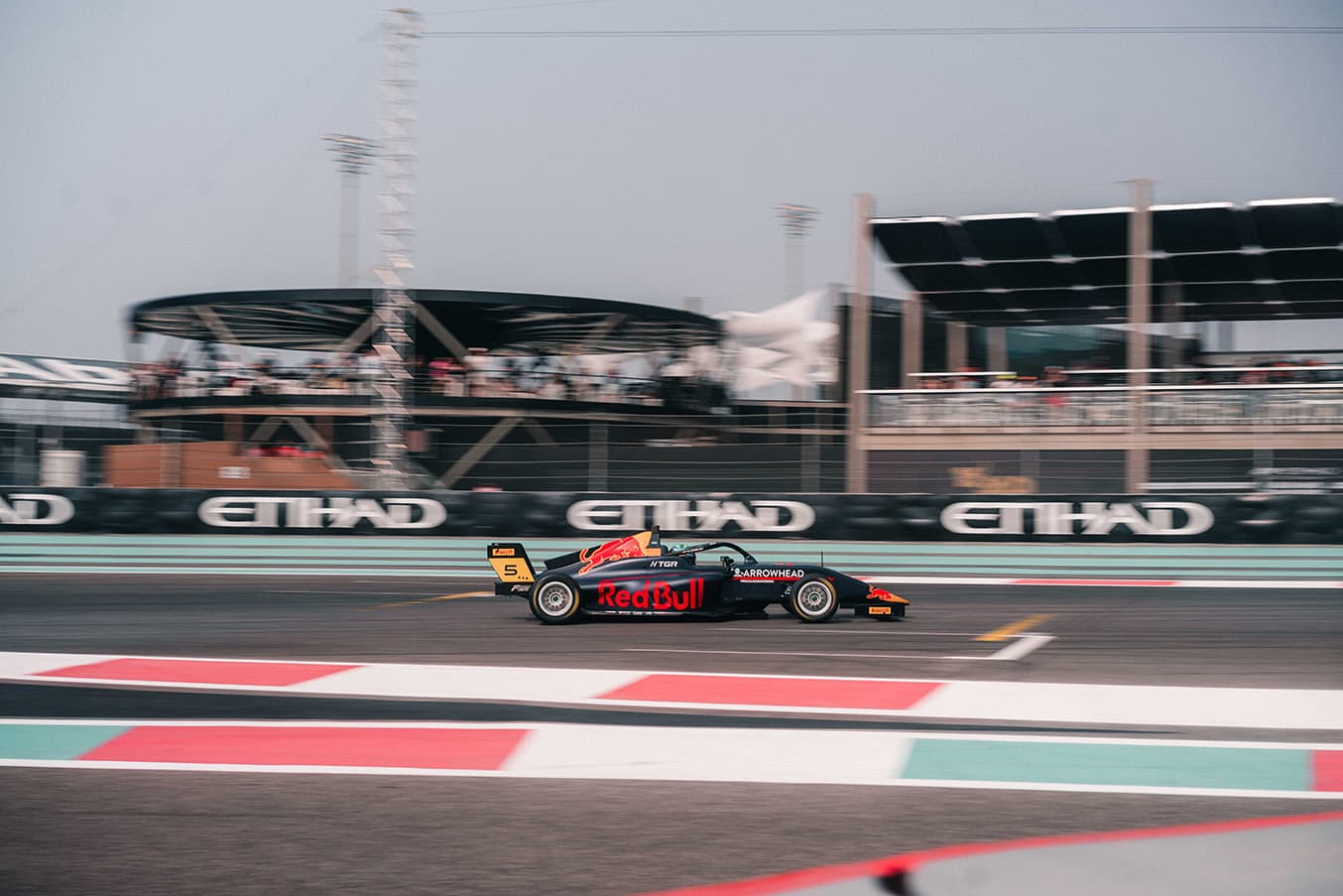 Scott Kin Lindblom, Hitech, Yas Island, Abu Dhabi, UAE F4 Trophy 2025, Rd 2. Photo: Rasmus Paavola