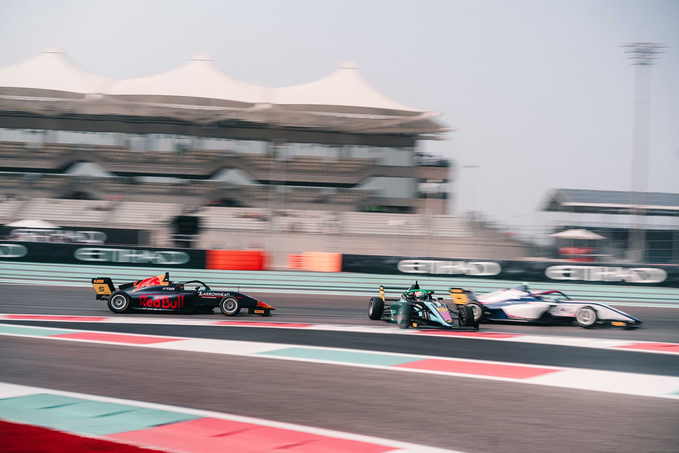 Scott Kin Lindblom, Hitech, Yas Island, Abu Dhabi, UAE F4 Trophy 2025, Rd 2. Photo: Rasmus Paavola