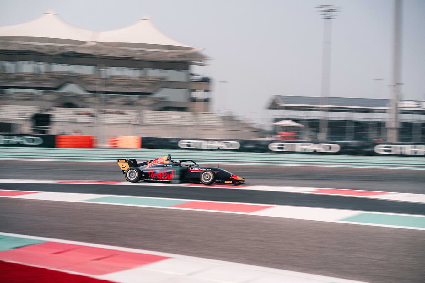Scott Kin Lindblom, Hitech, Yas Island, Abu Dhabi, UAE F4 Trophy 2025, Rd 2. Photo: Rasmus Paavola