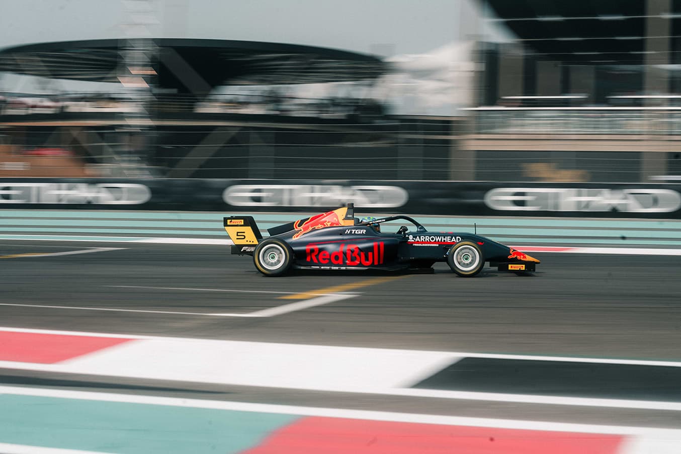 Scott Kin Lindblom, Hitech, Yas Island, Abu Dhabi, UAE F4 Trophy 2025, Rd 2. Photo: Rasmus Paavola