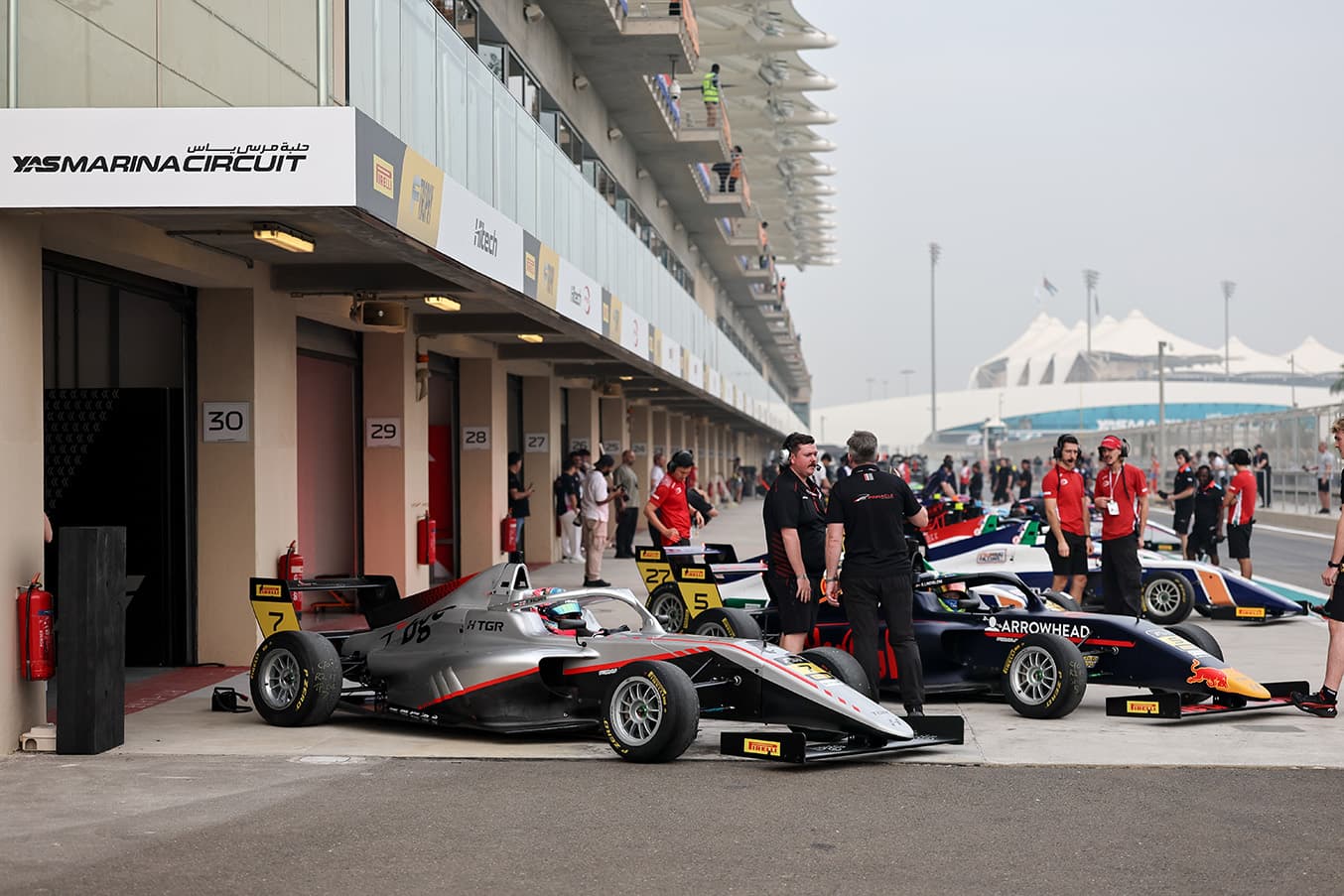 Scott Kin Lindblom, Hitech, Yas Island, Abu Dhabi, UAE F4 Trophy 2025, Rd 2. Photo: UAE F4 Trophy