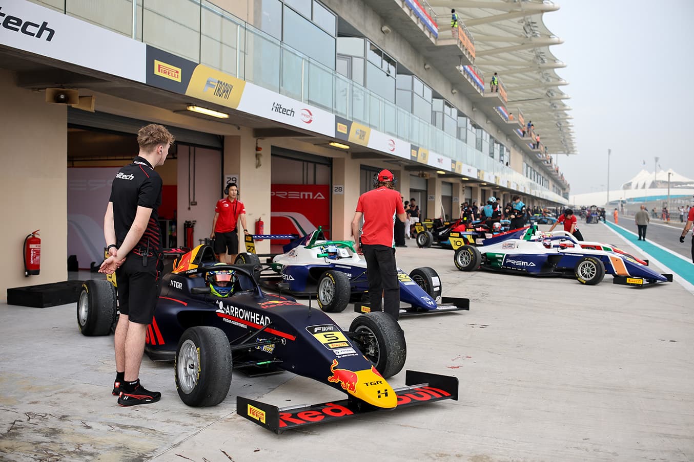 Scott Kin Lindblom, Hitech, Yas Island, Abu Dhabi, UAE F4 Trophy 2025, Rd 2. Photo: UAE F4 Trophy