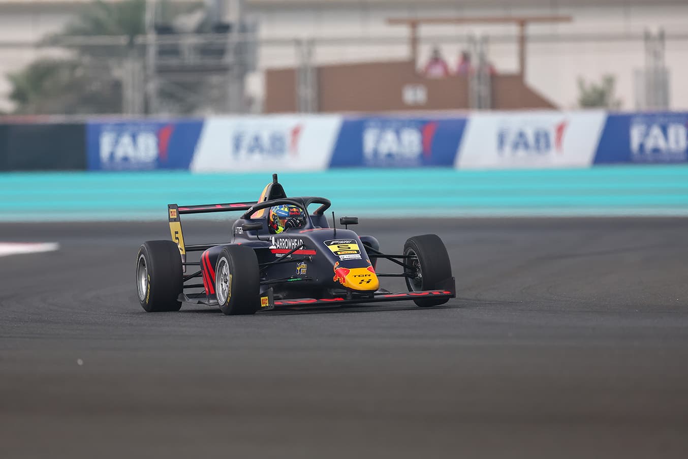 Scott Kin Lindblom, Hitech, Yas Island, Abu Dhabi, UAE F4 Trophy 2025, Rd 2. Photo: UAE F4 Trophy