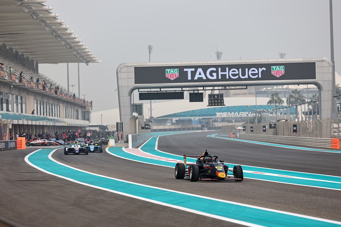 Scott Kin Lindblom, Hitech, Yas Island, Abu Dhabi, UAE F4 Trophy 2025, Rd 2. Photo: UAE F4 Trophy