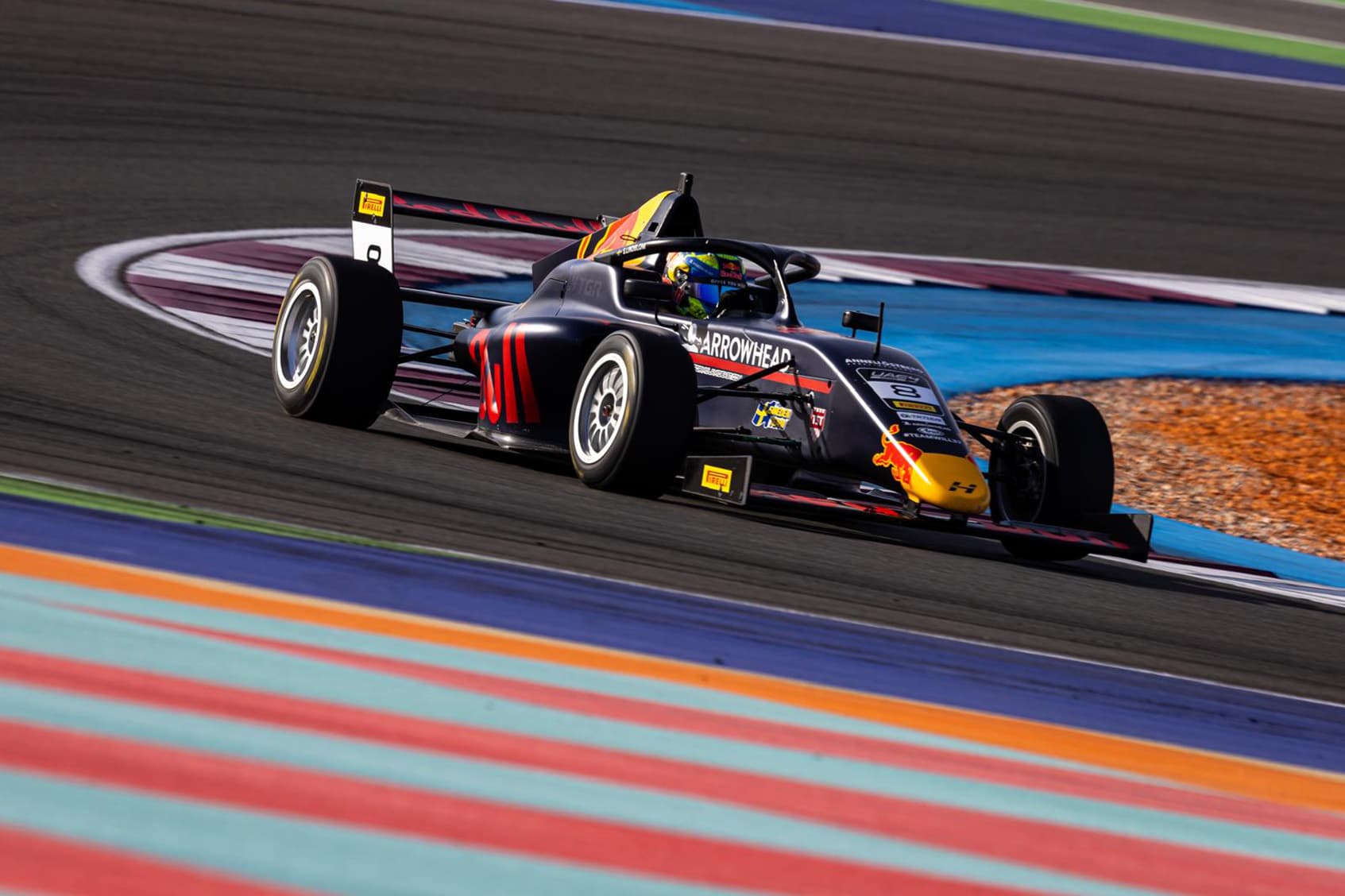 Scott Kin Lindblom, Hitech, Red Bull Junior Team. UAE4 Championship 2026, Rd 4, Lusail International Circuit, Qatar. Photo: Dutch Photo Agency