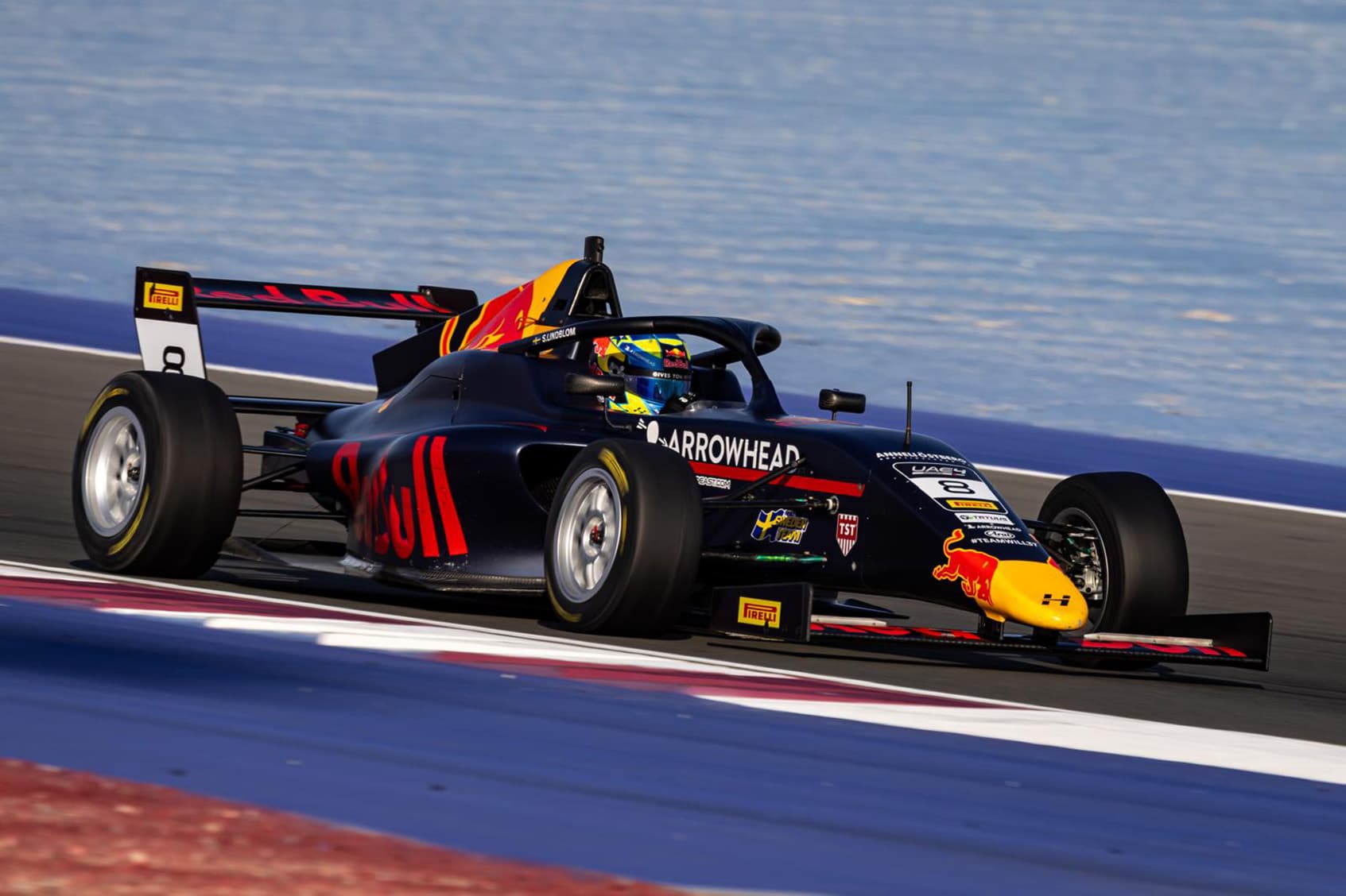 Scott Kin Lindblom, Hitech, Red Bull Junior Team. UAE4 Championship 2026, Rd 4, Lusail International Circuit, Qatar. Photo: Dutch Photo Agency