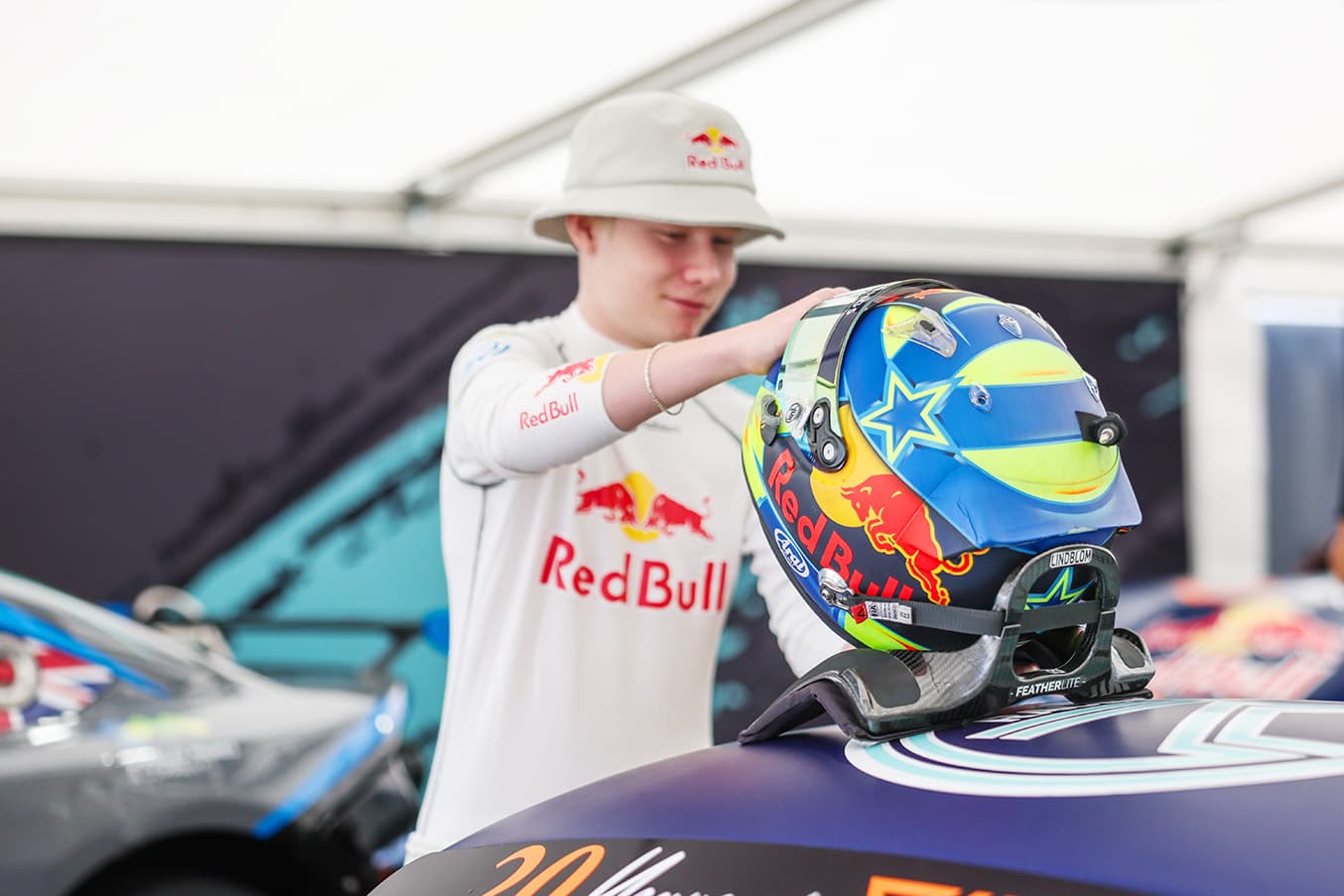 Scott Kin Lindblom at Brands Hatch, UK. Ginetta Junior Championship 2025. Photo: Jakob Ebrey Photography