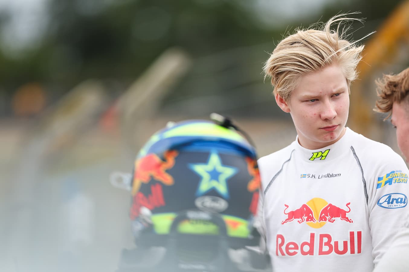 Scott Kin Lindblom at Brands Hatch, UK. Ginetta Junior Championship 2025. Photo: Jakob Ebrey Photography