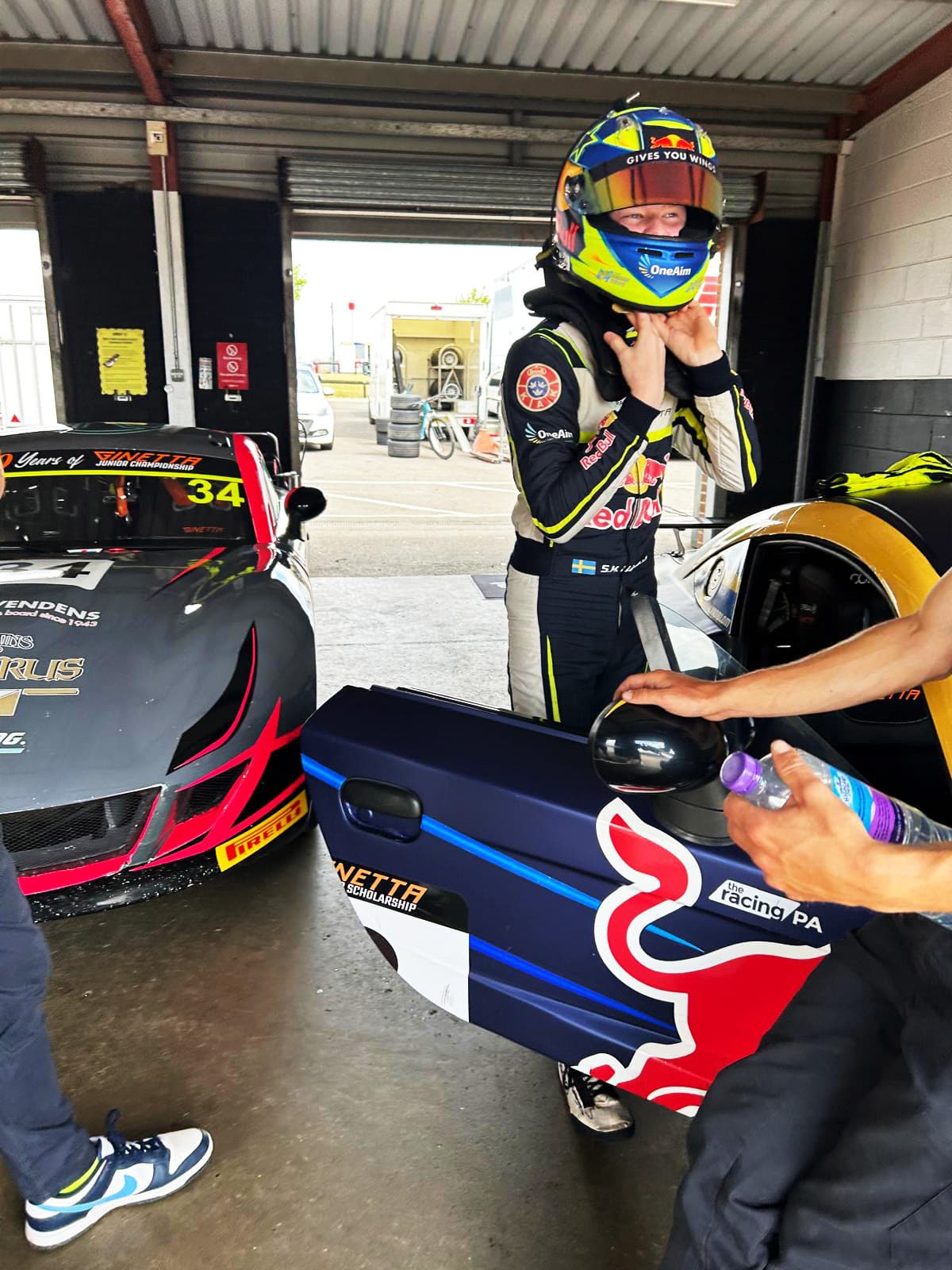Ginetta Test Day, Snetterton, UK. June 18 2025.