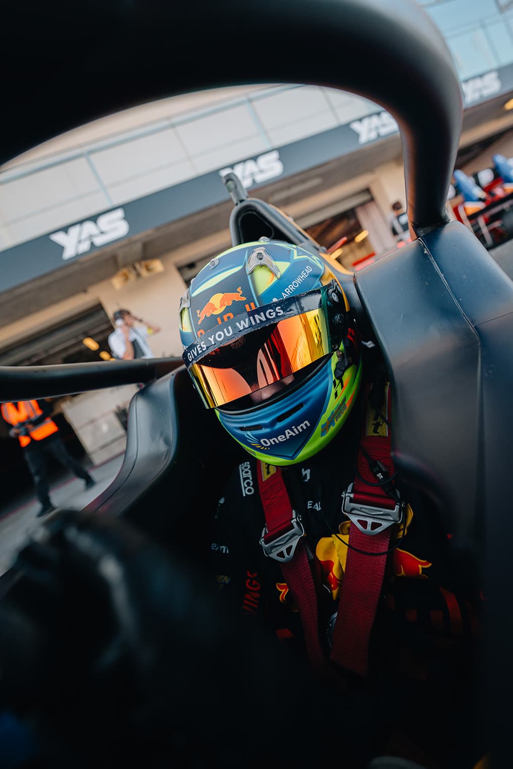 Scott Kin Lindblom, Hitech, Yas Island, Abu Dhabi, UAE F4 Trophy 2025, Rd 3. Photo: Connor Botha