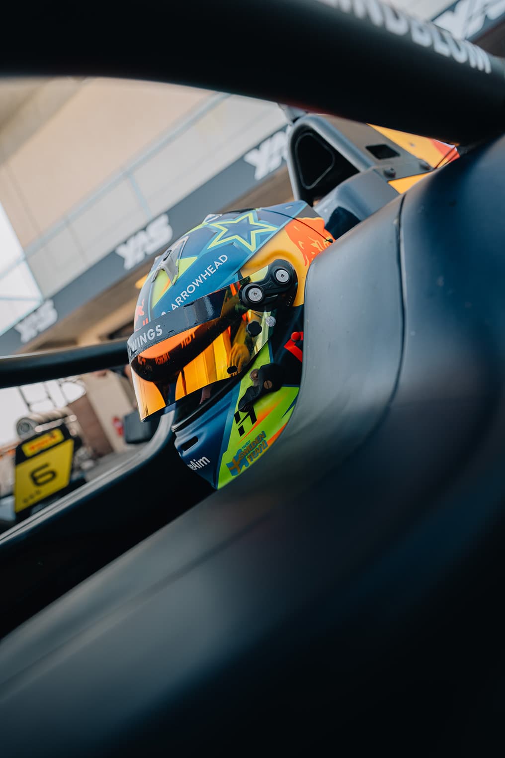 Scott Kin Lindblom, Hitech, Yas Island, Abu Dhabi, UAE F4 Trophy 2025, Rd 3. Photo: Connor Botha