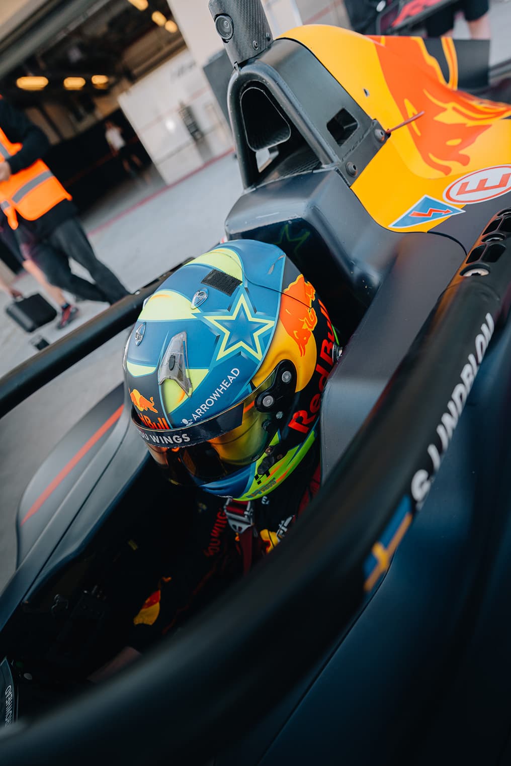 Scott Kin Lindblom, Hitech, Yas Island, Abu Dhabi, UAE F4 Trophy 2025, Rd 3. Photo: Connor Botha