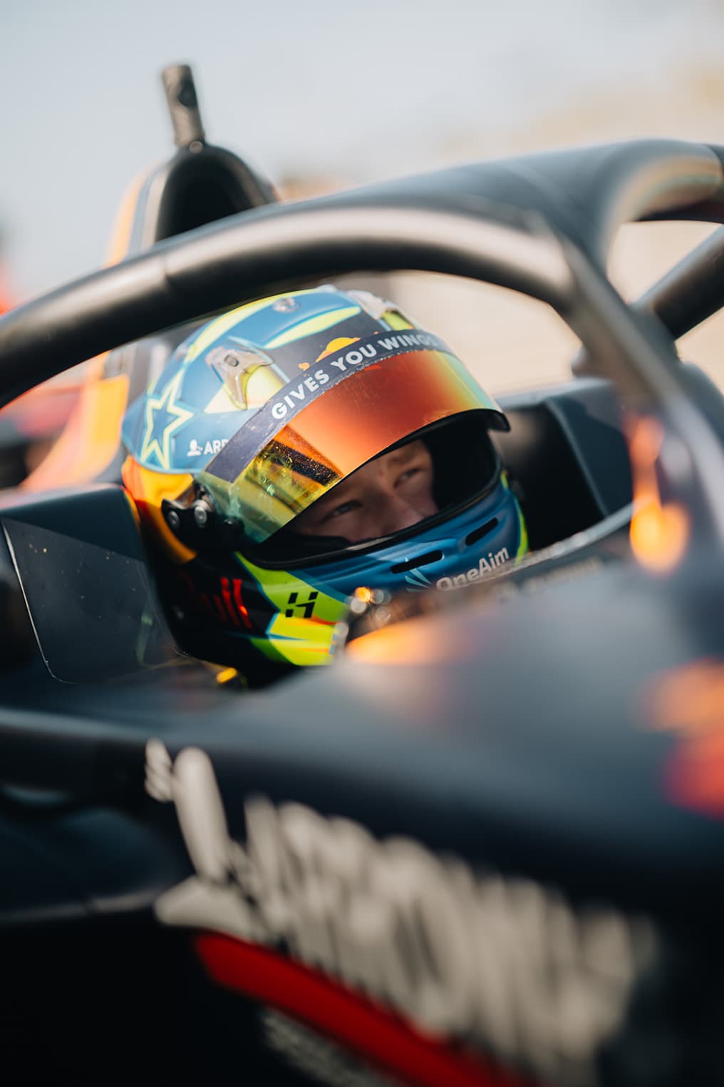 Scott Kin Lindblom, Hitech, Yas Island, Abu Dhabi, UAE F4 Trophy 2025, Rd 3. Photo: Connor Botha