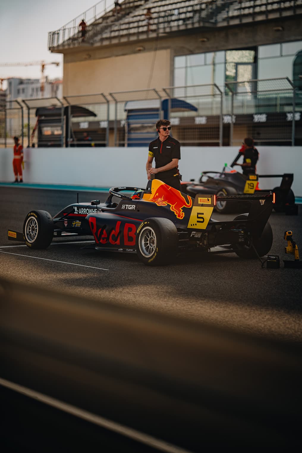 Scott Kin Lindblom, Hitech, Yas Island, Abu Dhabi, UAE F4 Trophy 2025, Rd 3. Photo: Connor Botha
