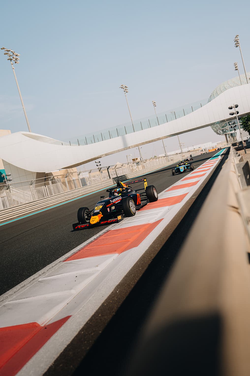 Scott Kin Lindblom, Hitech, Yas Island, Abu Dhabi, UAE F4 Trophy 2025, Rd 3. Photo: Connor Botha