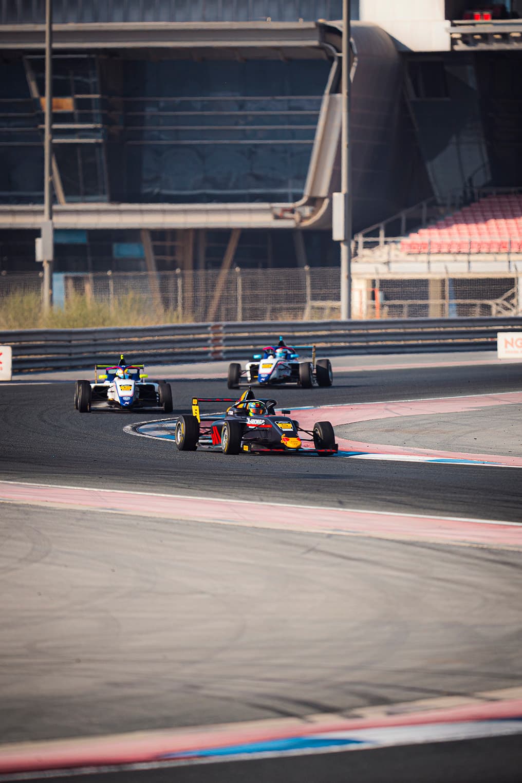 Scott Kin Lindblom, Hitech, Dubai Autodrome. UAE F4 Trophy 2025, Rd 1. Photo: Connor Botha