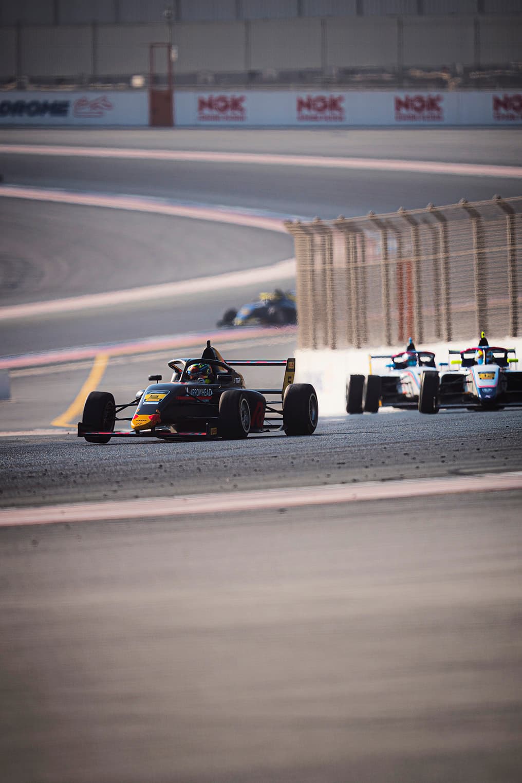 Scott Kin Lindblom, Hitech, Dubai Autodrome. UAE F4 Trophy 2025, Rd 1. Photo: Connor Botha