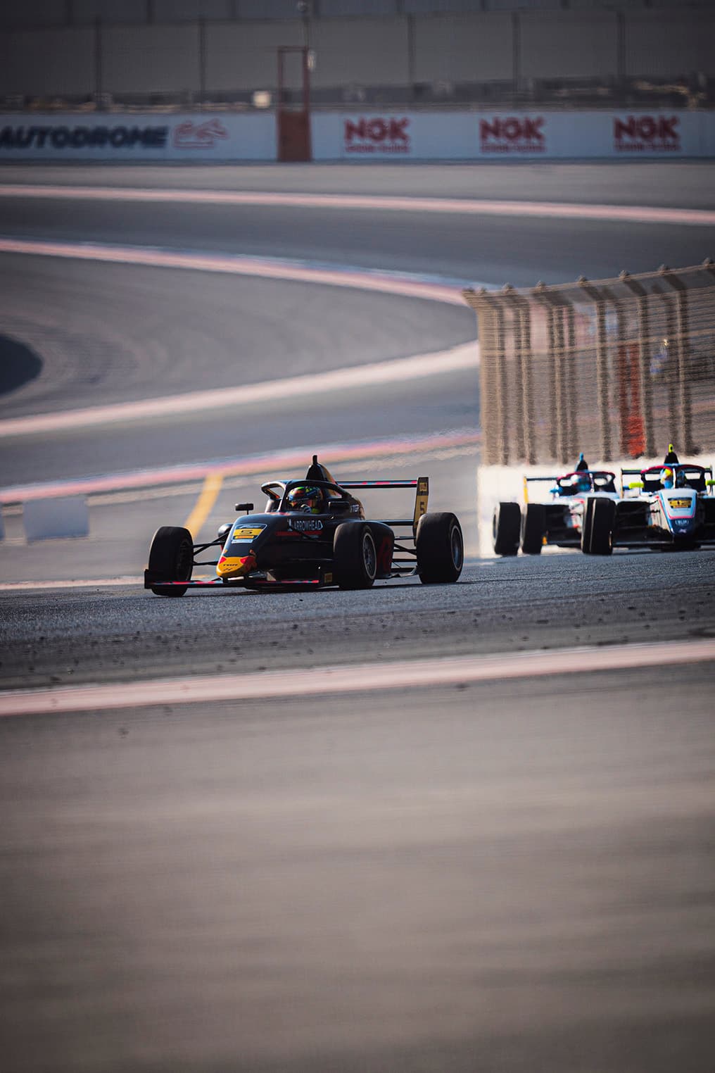 Scott Kin Lindblom, Hitech, Dubai Autodrome. UAE F4 Trophy 2025, Rd 1. Photo: Connor Botha