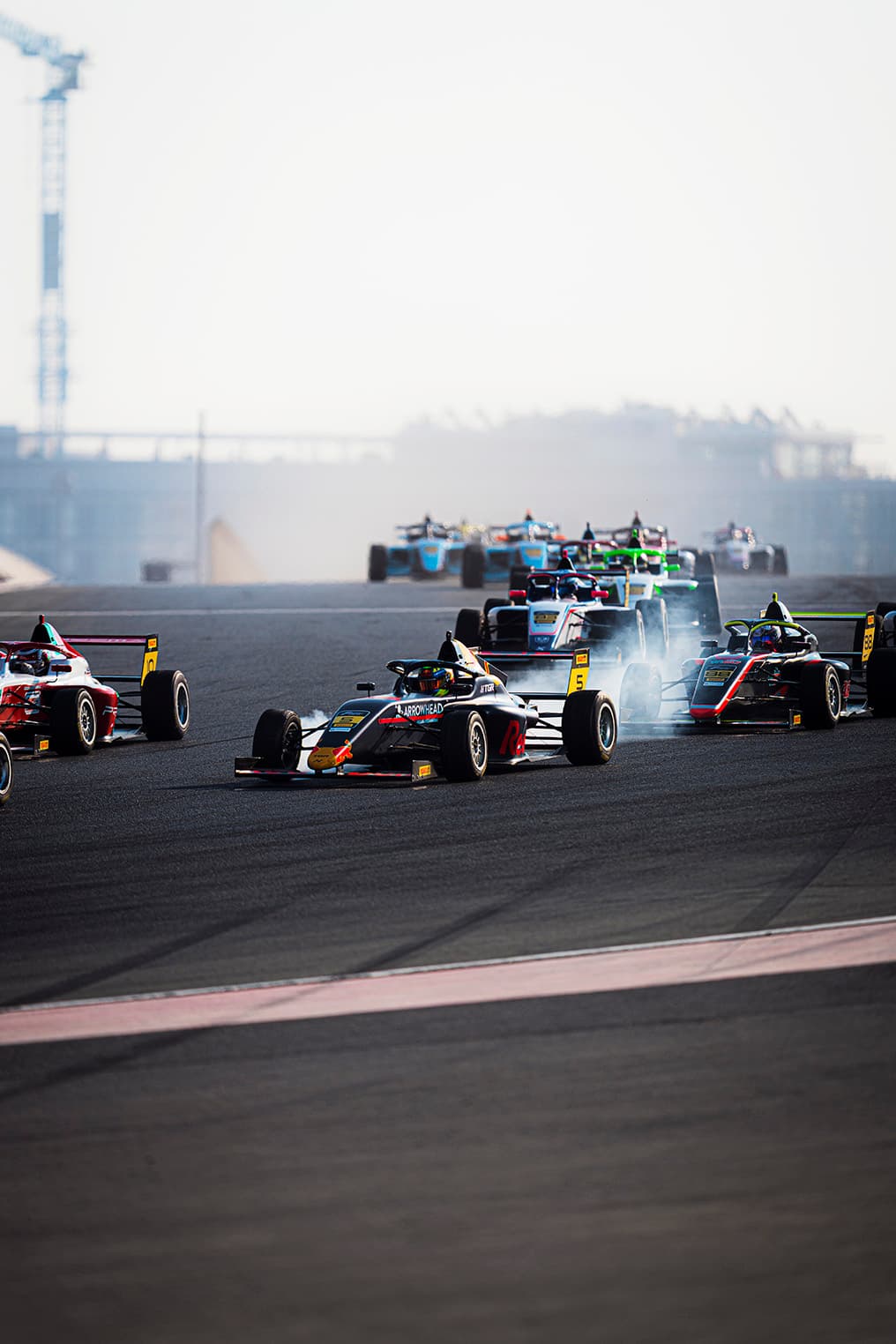 Scott Kin Lindblom, Hitech, Dubai Autodrome. UAE F4 Trophy 2025, Rd 1. Photo: Connor Botha