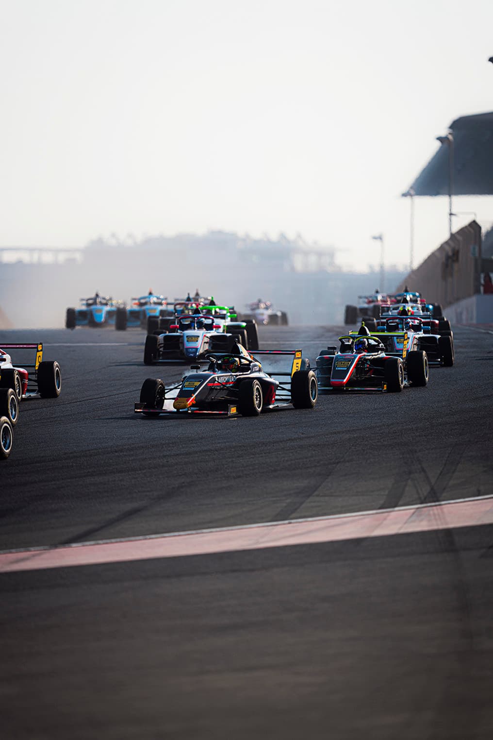 Scott Kin Lindblom, Hitech, Dubai Autodrome. UAE F4 Trophy 2025, Rd 1. Photo: Connor Botha