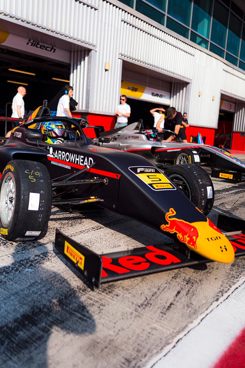 Scott Kin Lindblom, Hitech, Dubai Autodrome. UAE F4 Trophy 2025, Rd 1. Photo: Connor Botha