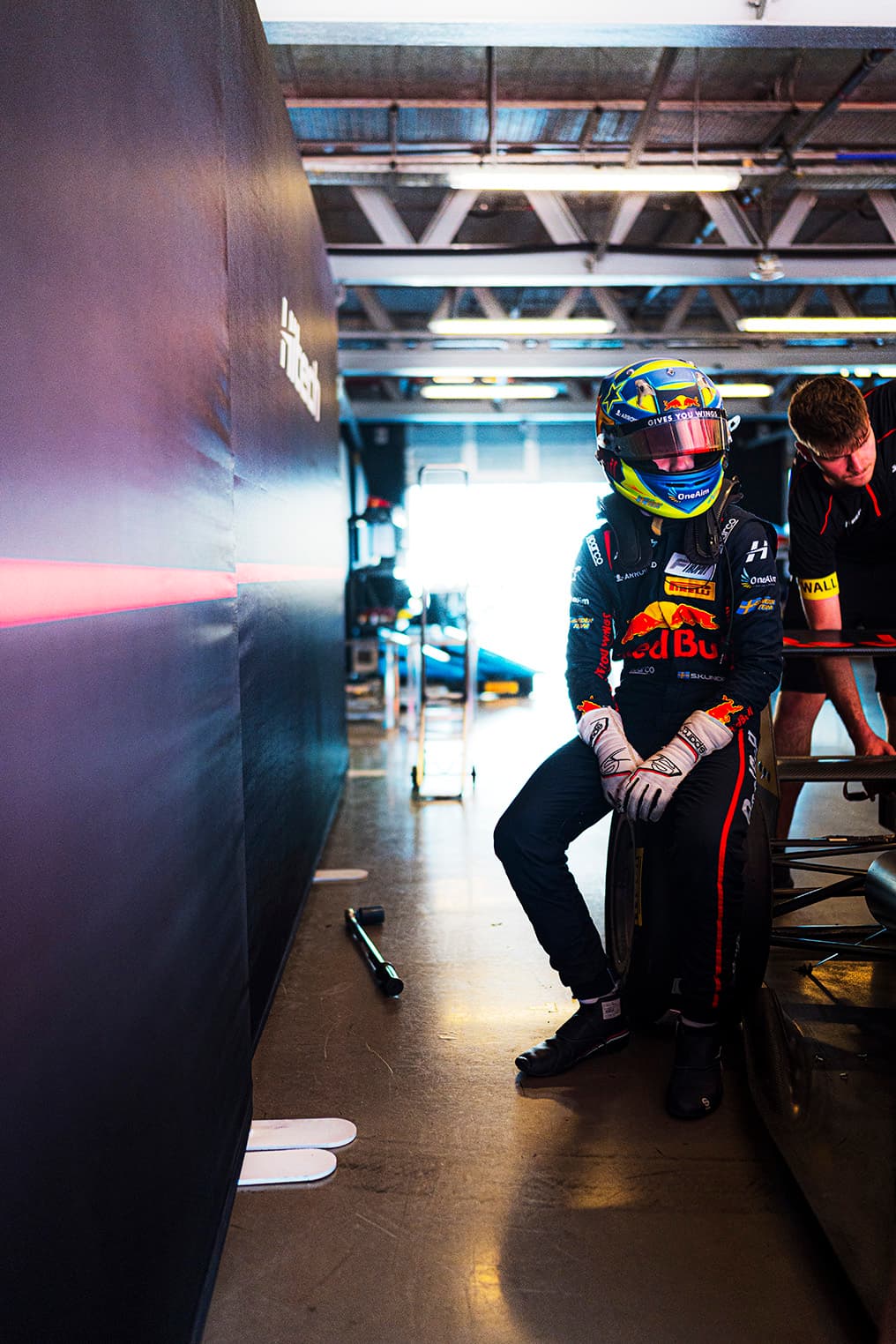 Scott Kin Lindblom, Hitech, Dubai Autodrome. UAE F4 Trophy 2025, Rd 1. Photo: Connor Botha