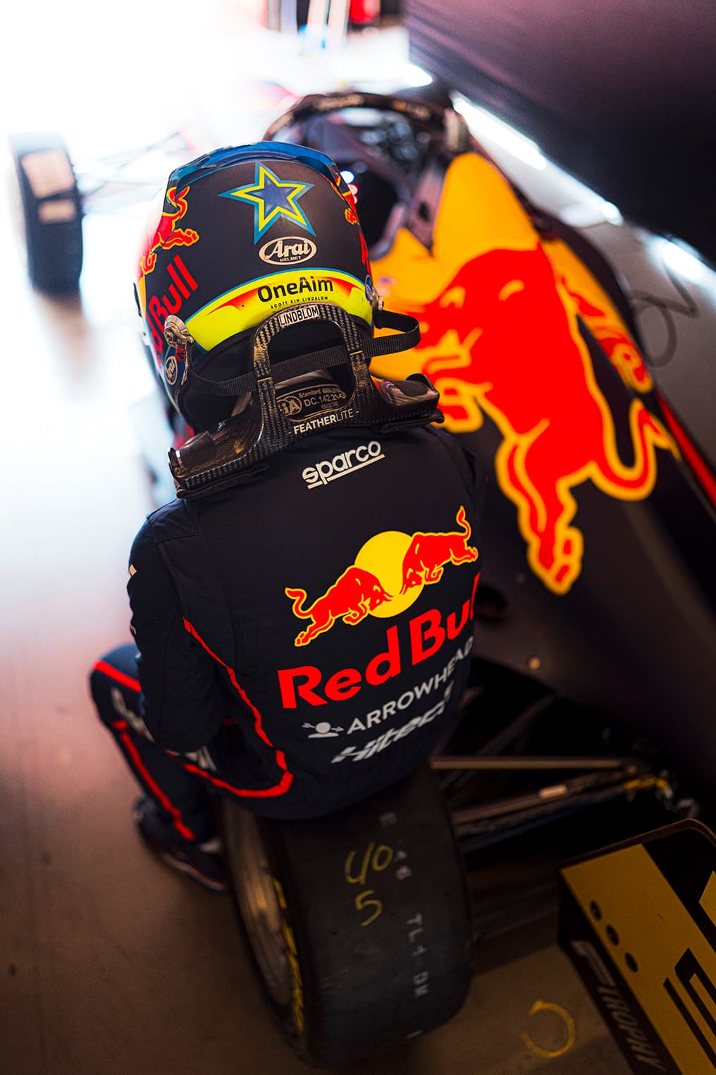 Scott Kin Lindblom, Hitech, Dubai Autodrome. UAE F4 Trophy 2025, Rd 1. Photo: Connor Botha