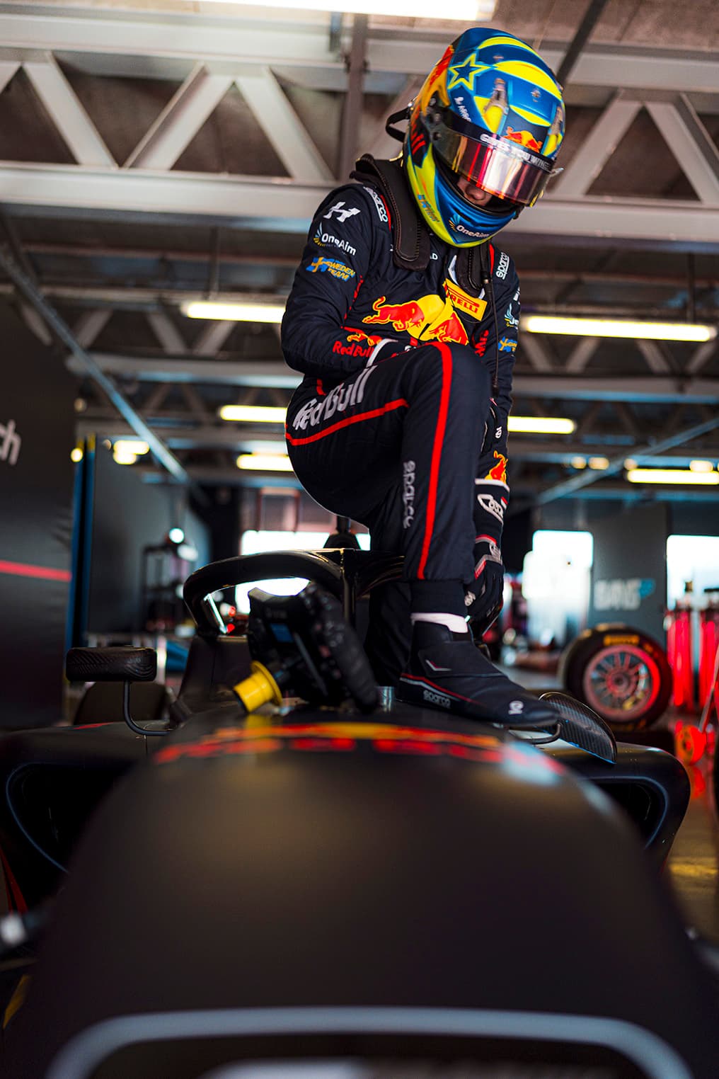 Scott Kin Lindblom, Hitech, Dubai Autodrome. UAE F4 Trophy 2025, Rd 1. Photo: Connor Botha