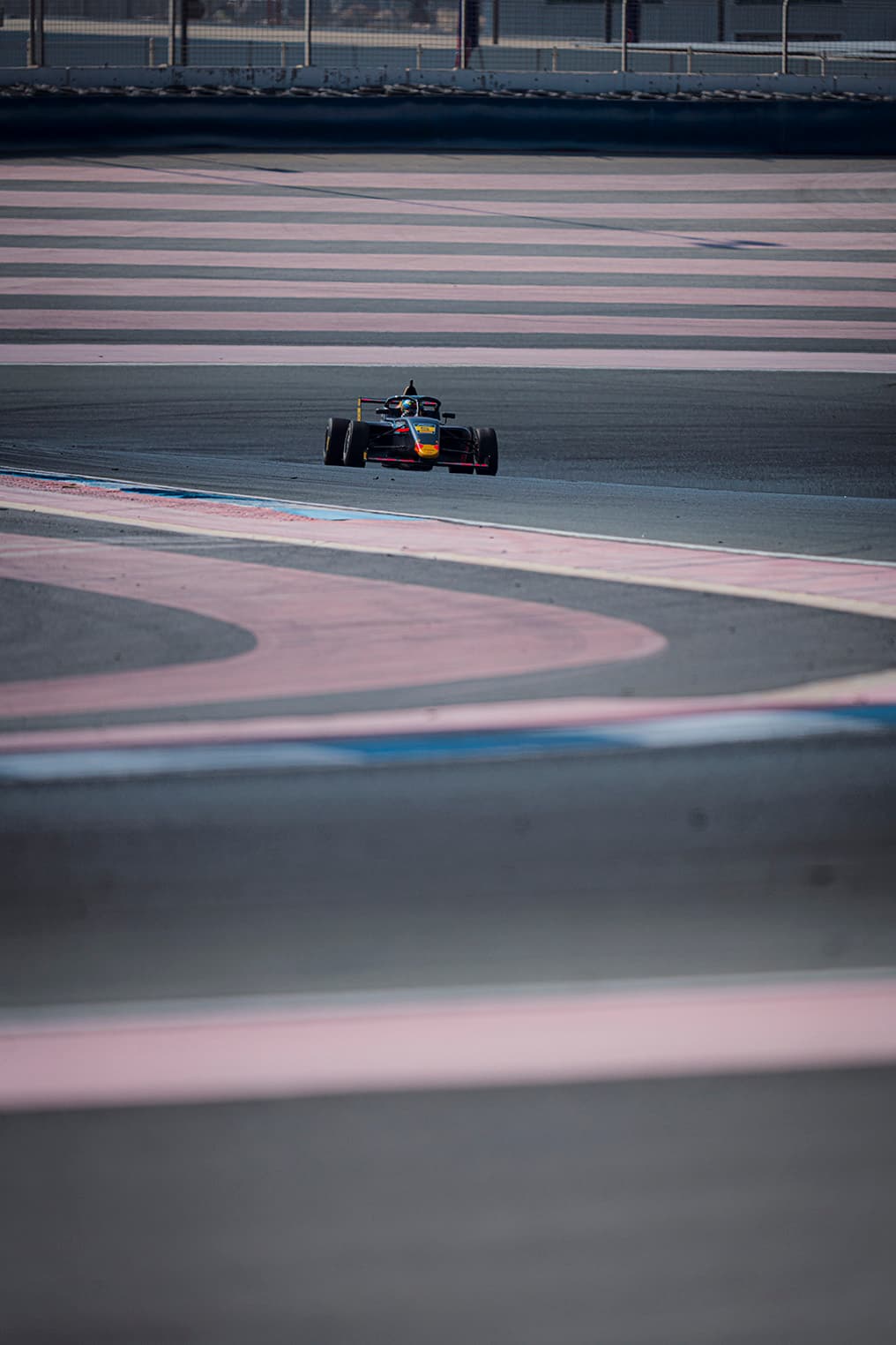 Scott Kin Lindblom, Hitech, Dubai Autodrome. UAE F4 Trophy 2025, Rd 1. Photo: Connor Botha