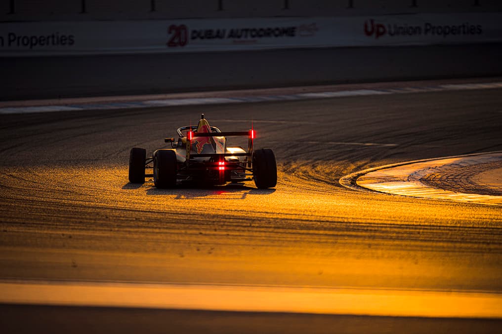 Scott Kin Lindblom, Hitech, Dubai Autodrome. UAE F4 Trophy 2025, Rd 1. Photo: Connor Botha
