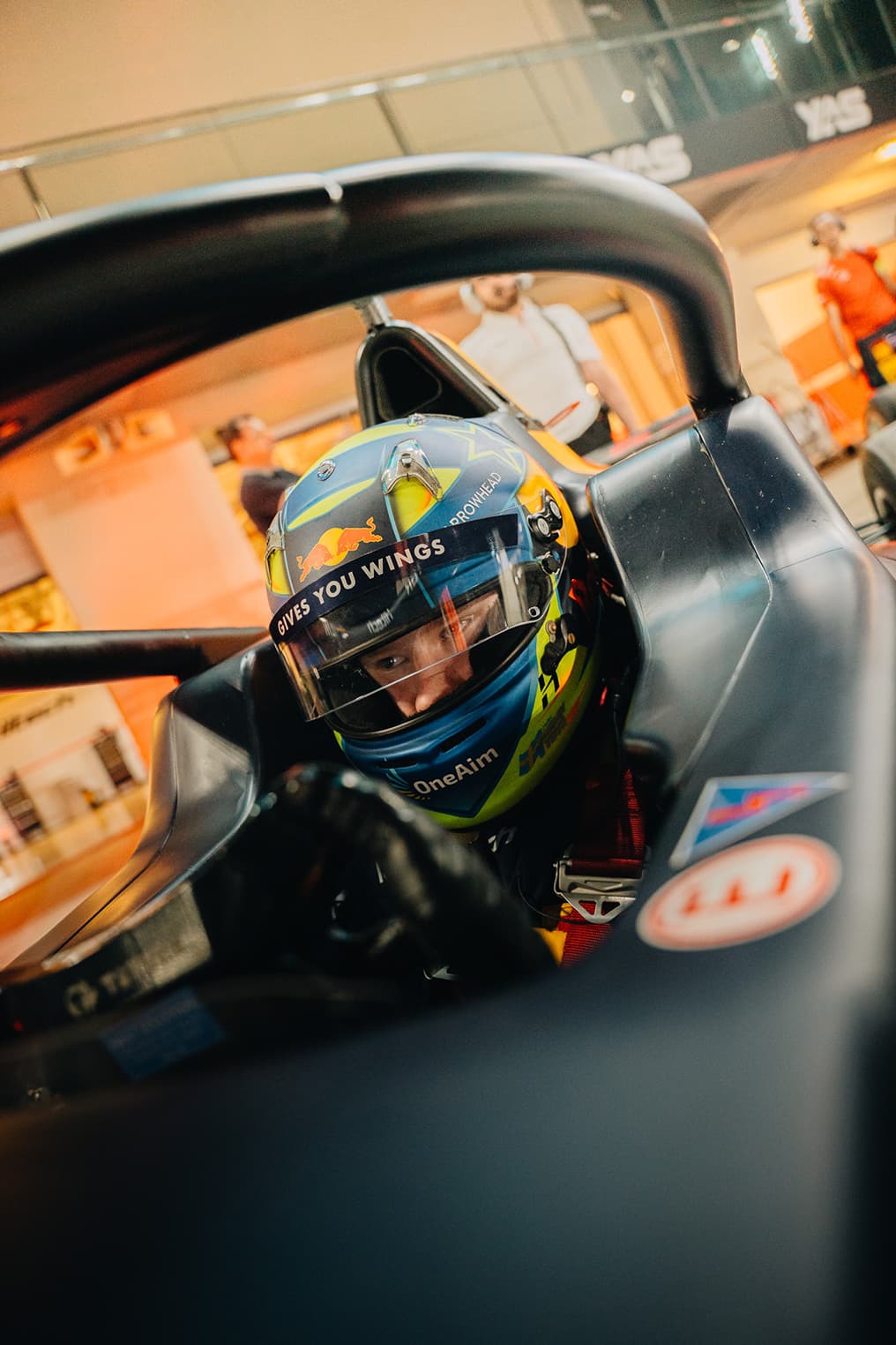 Scott Kin Lindblom, Hitech, Yas Island, Abu Dhabi, UAE F4 Trophy 2025, Rd 3. Photo: Connor Botha