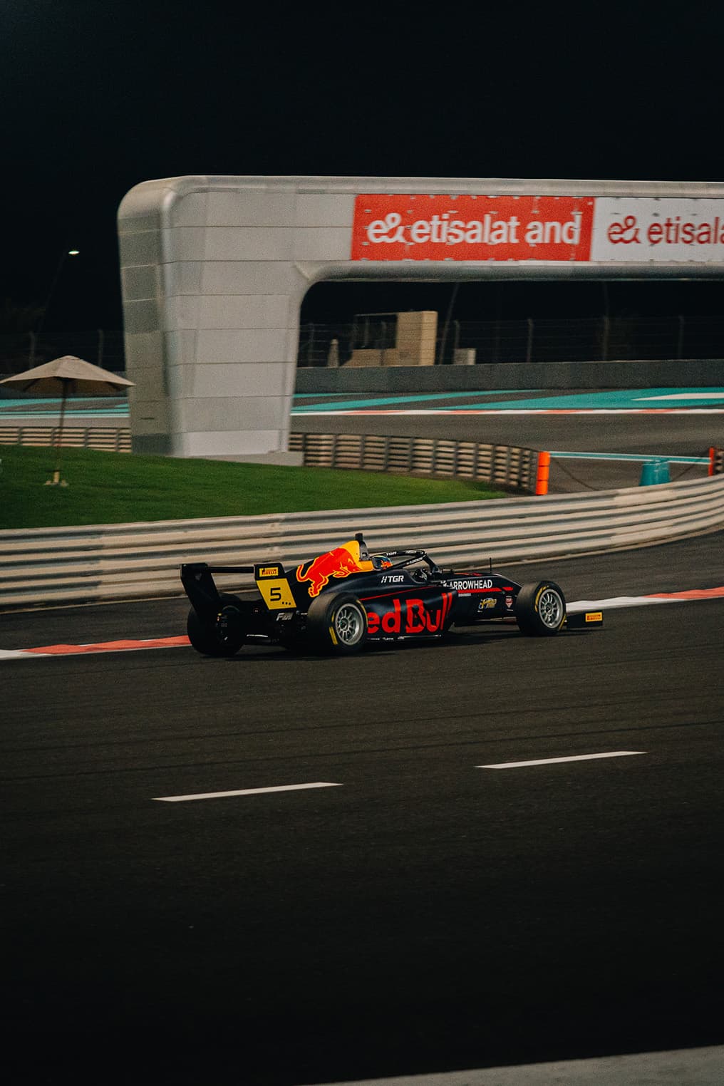 Scott Kin Lindblom, Hitech, Yas Island, Abu Dhabi, UAE F4 Trophy 2025, Rd 3. Photo: Connor Botha