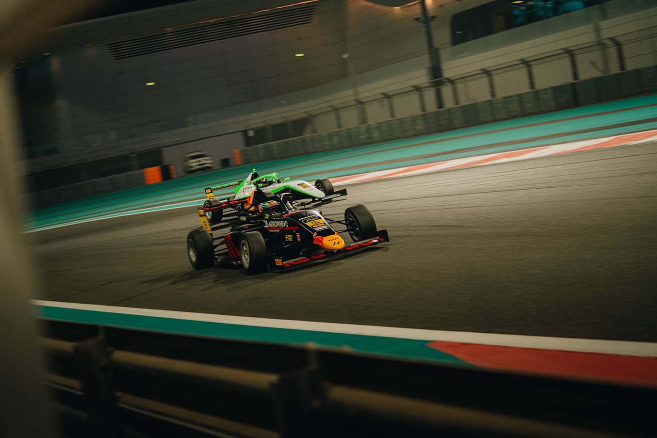 Scott Kin Lindblom, Hitech, Yas Island, Abu Dhabi, UAE F4 Trophy 2025, Rd 3. Photo: Connor Botha