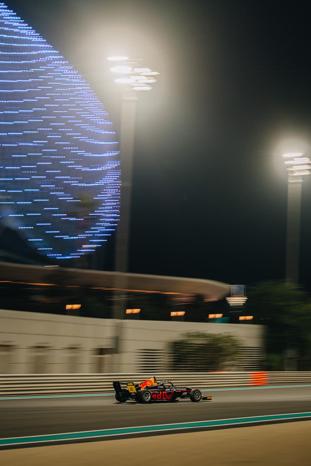 Scott Kin Lindblom, Hitech, Yas Island, Abu Dhabi, UAE F4 Trophy 2025, Rd 3. Photo: Connor Botha